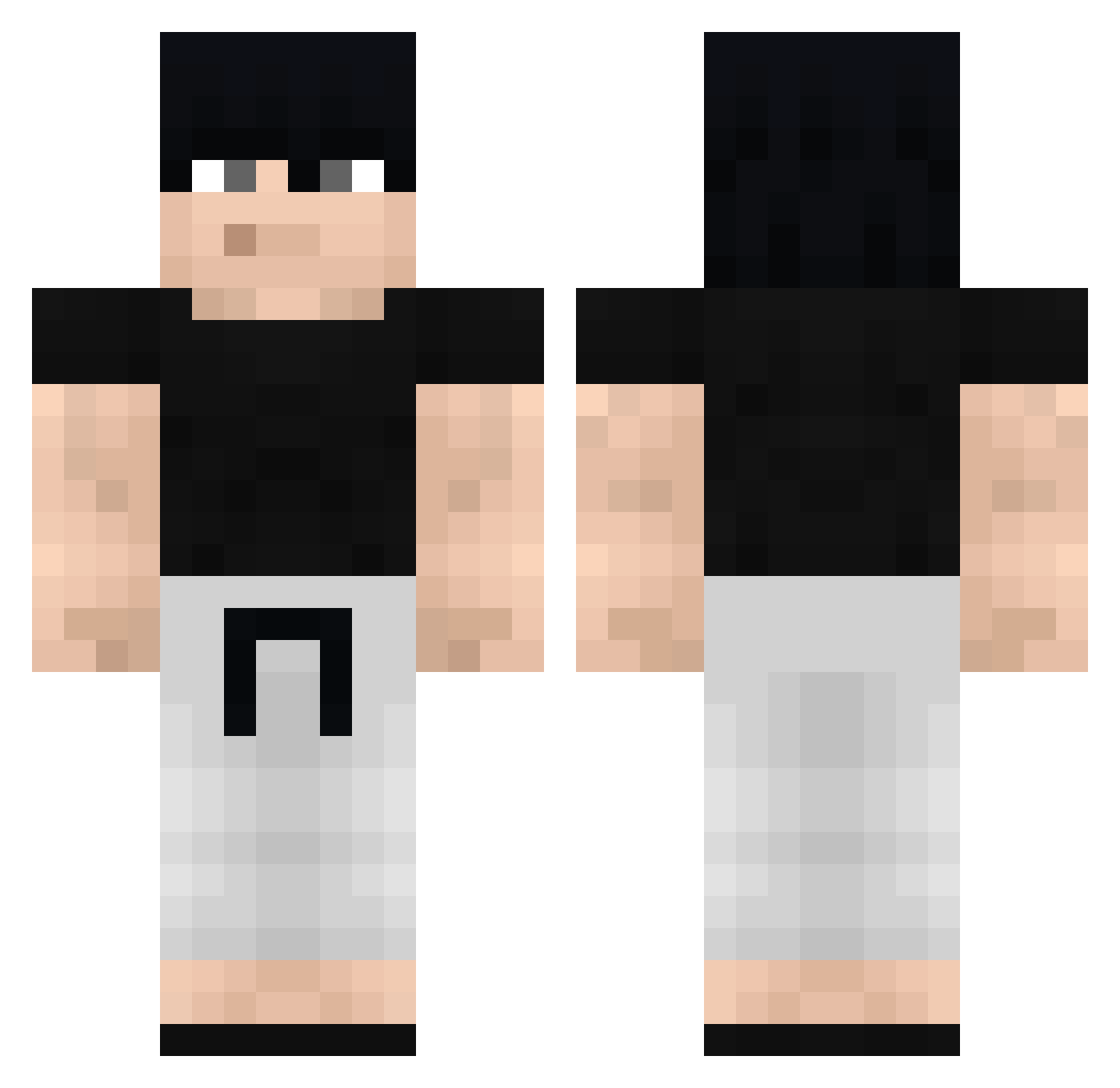 luisversluys007 Minecraft skin, front and back view