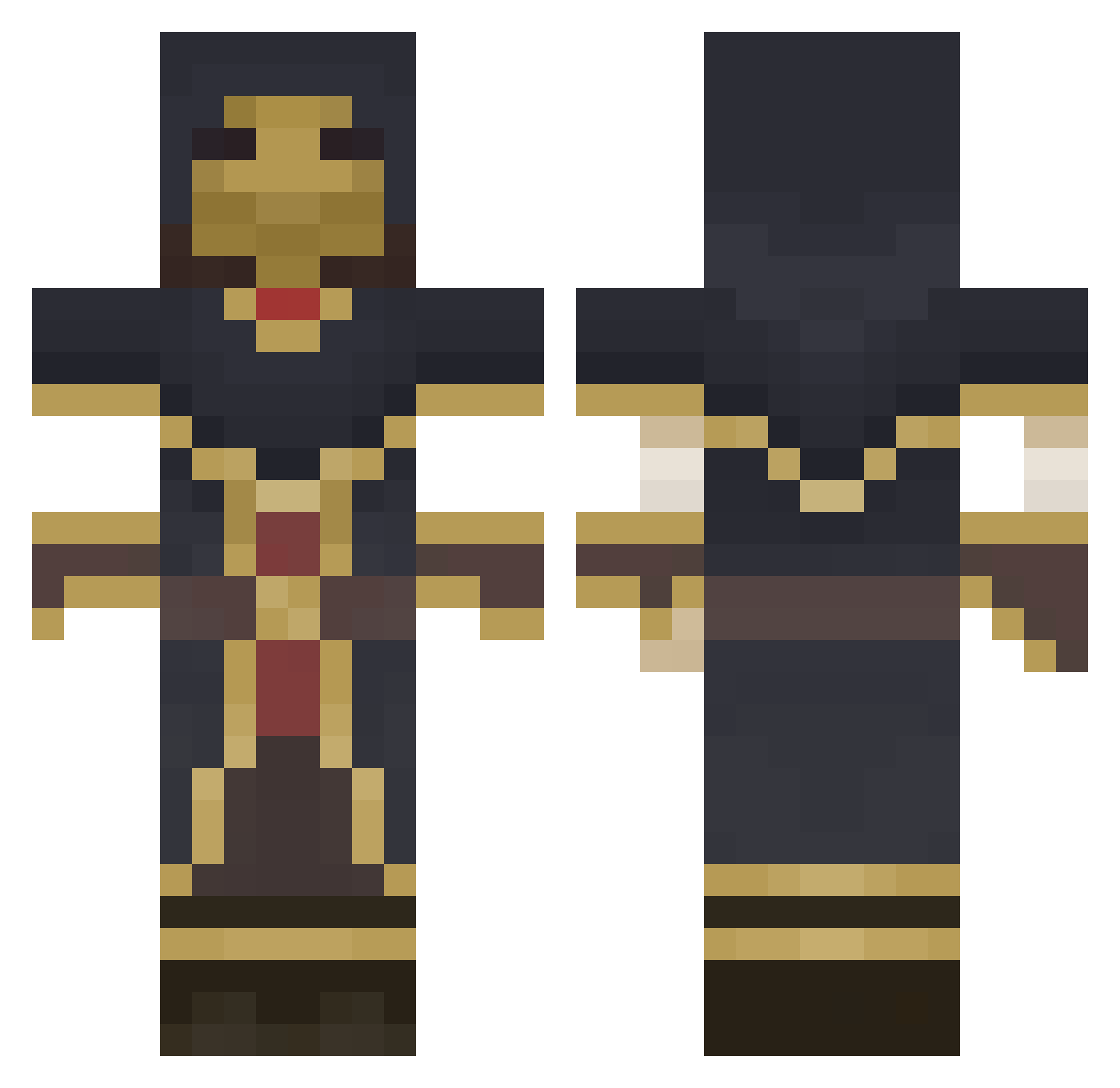 skittleman9777 Minecraft skin, front and back view