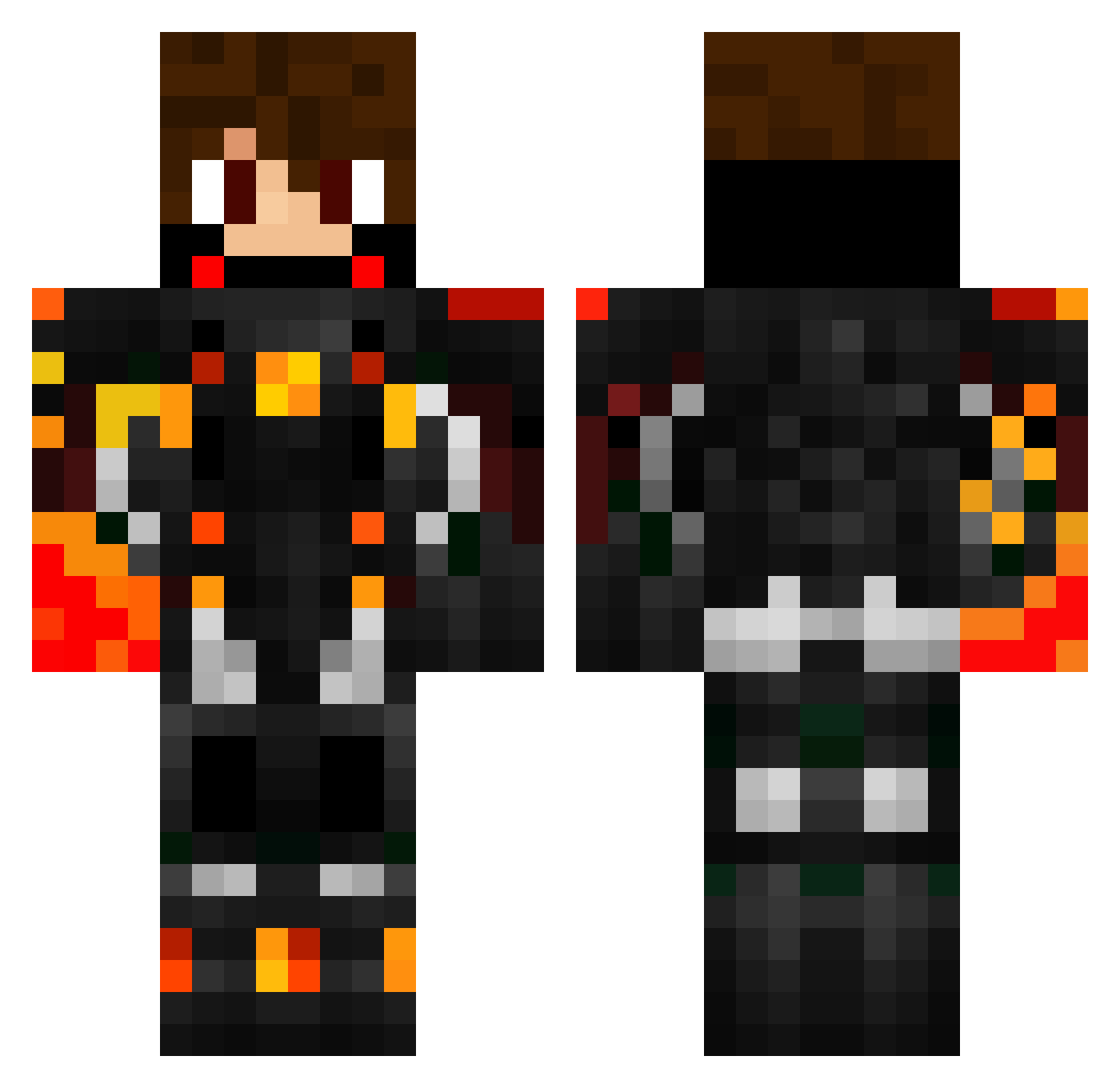 xMarcoAP_ Minecraft skin, front and back view