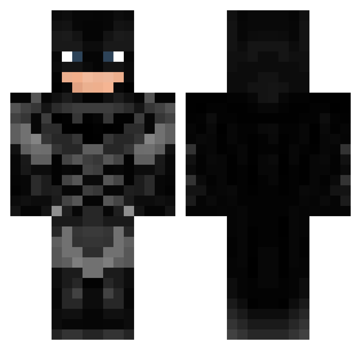 tygrulin Minecraft skin, front and back view