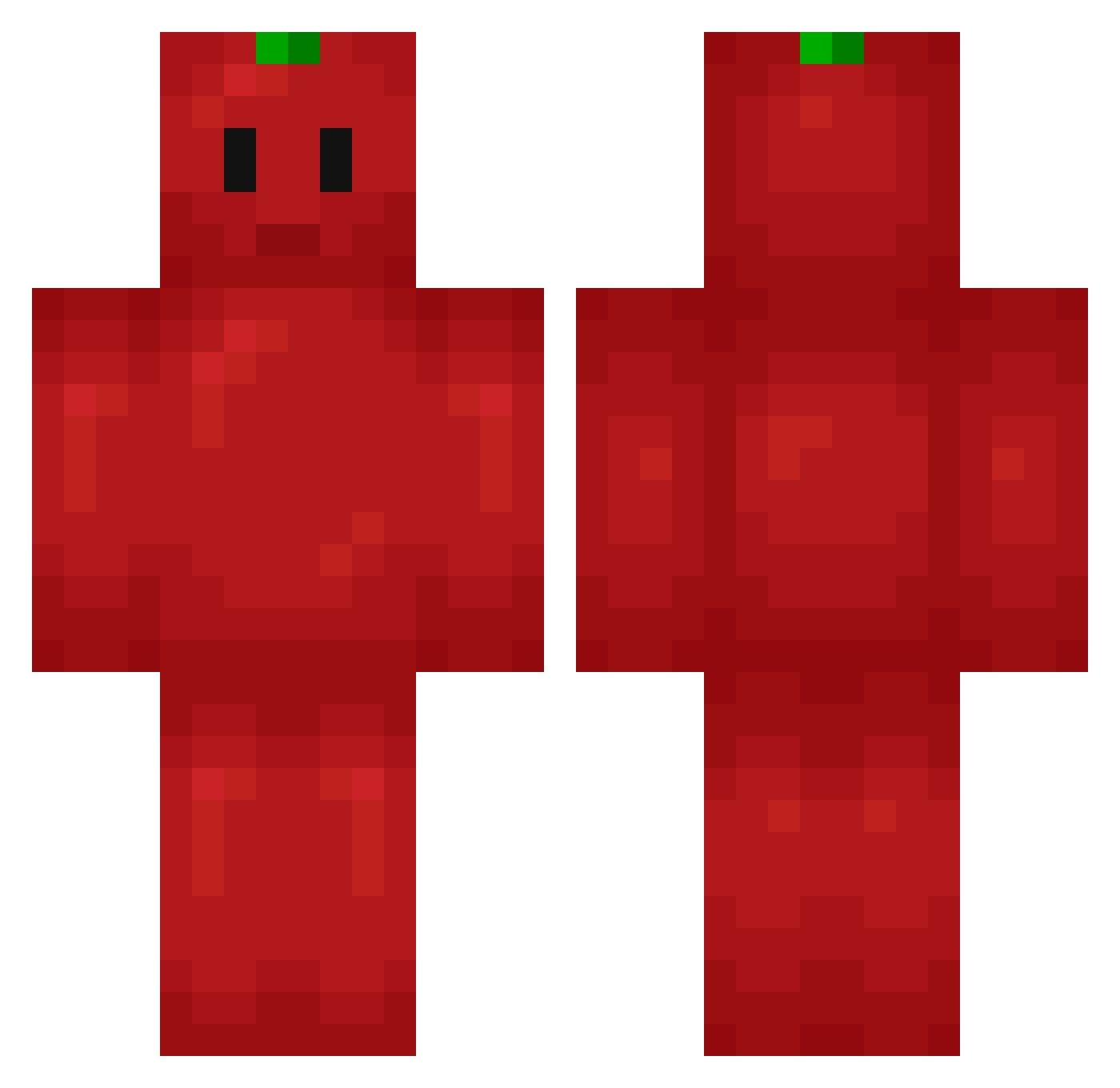 irioncraft2509 Minecraft skin, front and back view