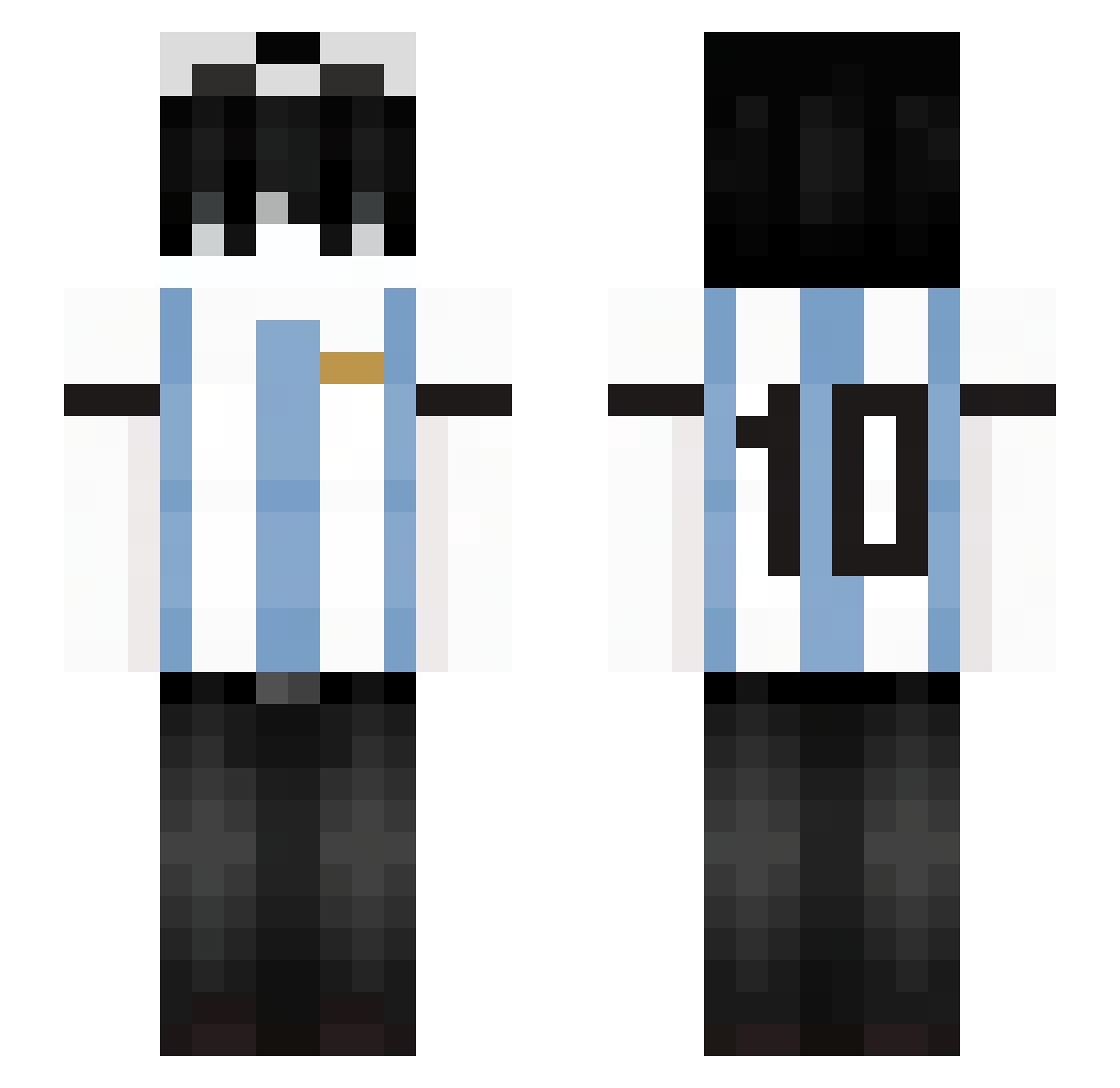 messitamo - argentina jersey Minecraft skin