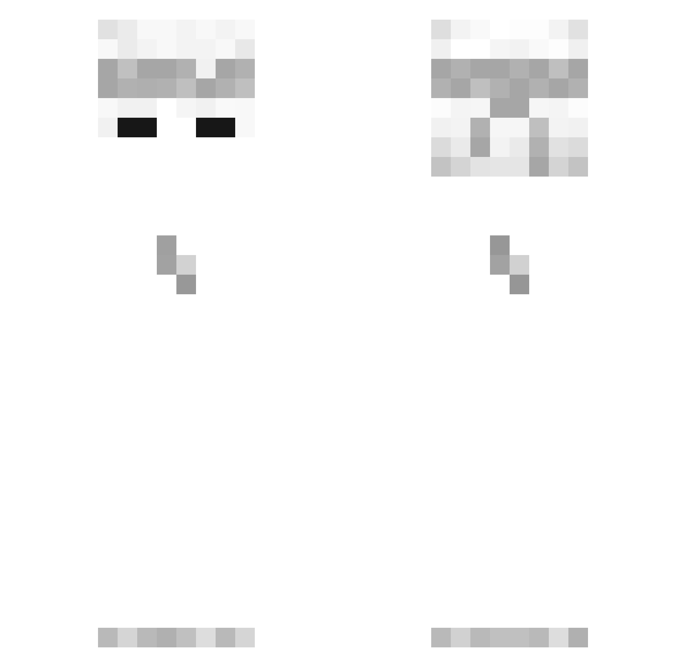 xxvhcz Minecraft skin, front and back view