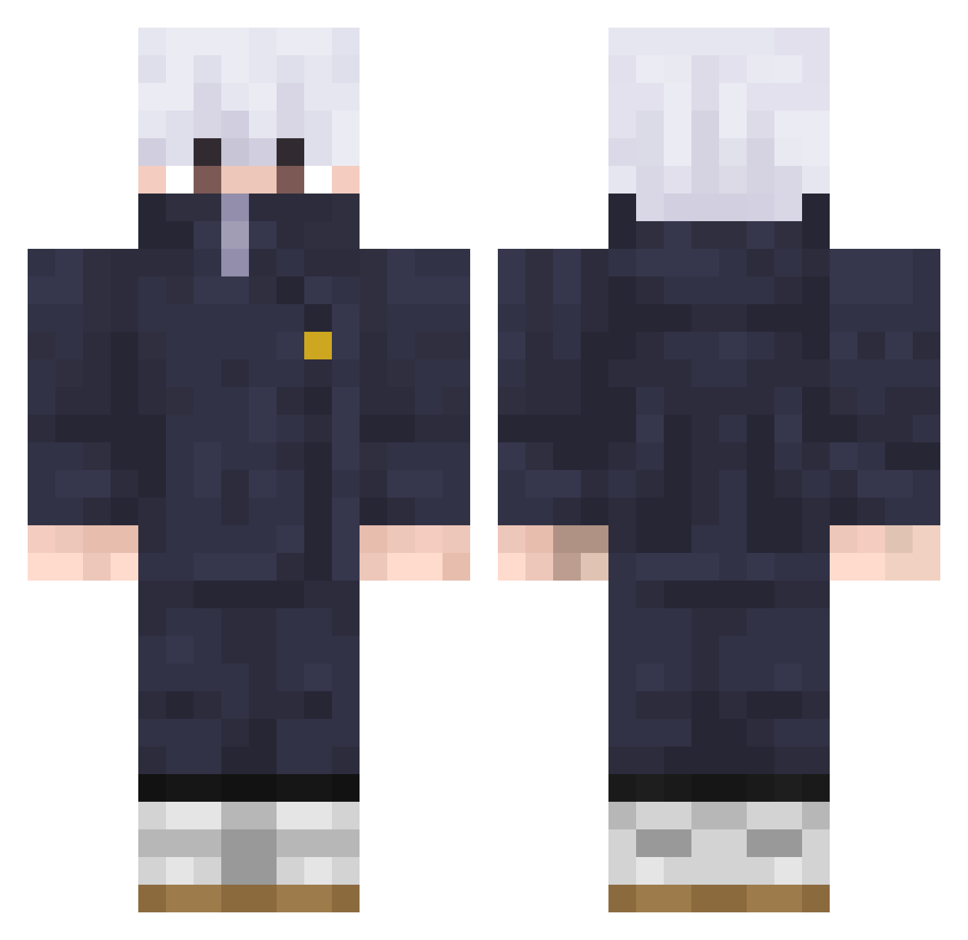 Tangle_Ungho Minecraft skin, front and back view