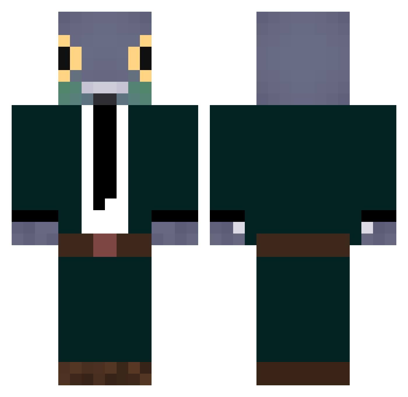 mb_350_zz Minecraft skin, front and back view