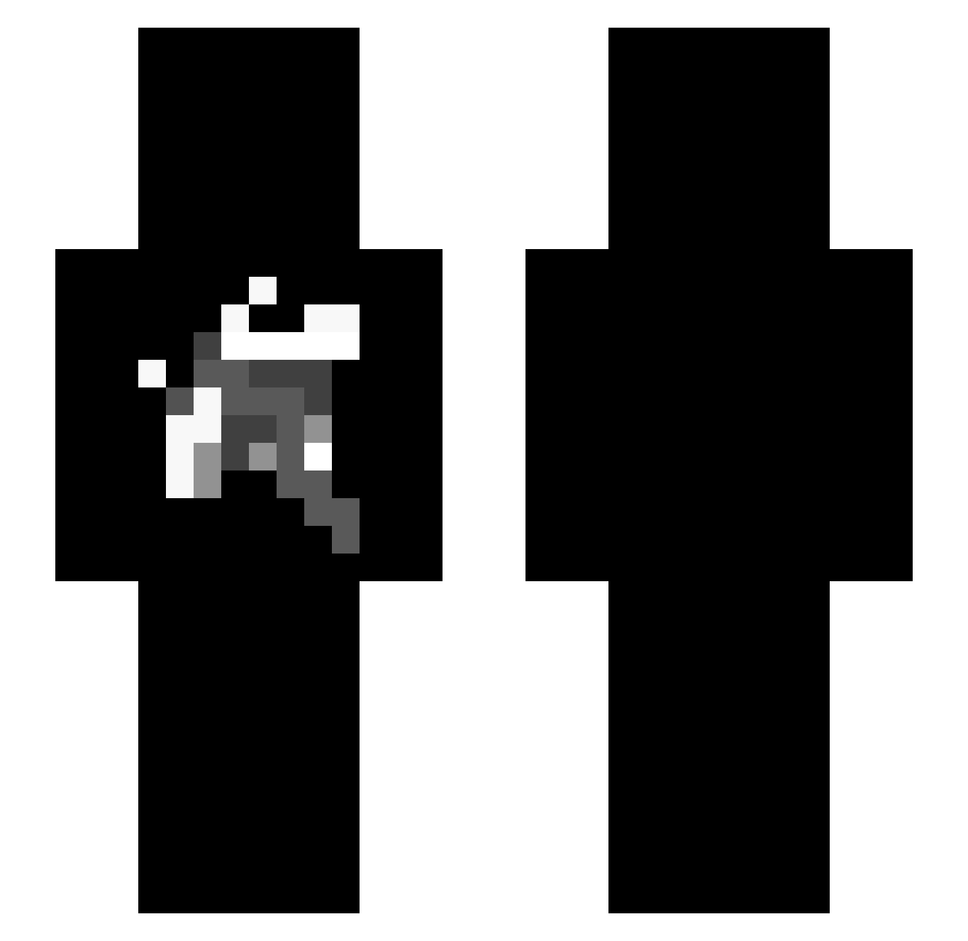 valamicske0 Minecraft skin, front and back view