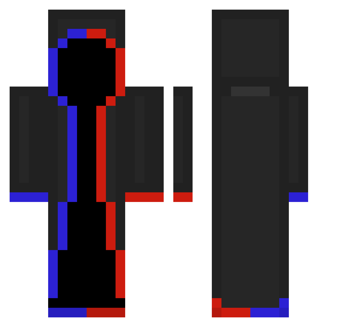 username_637 Minecraft skin, front and back view