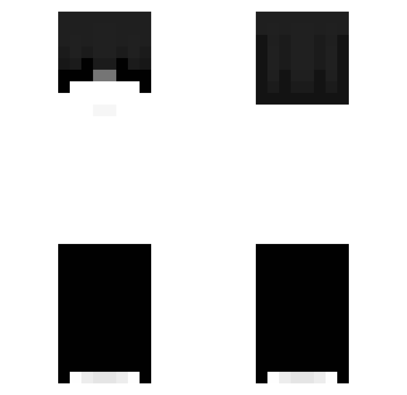 RafiAkaRafal Minecraft skin, front and back view