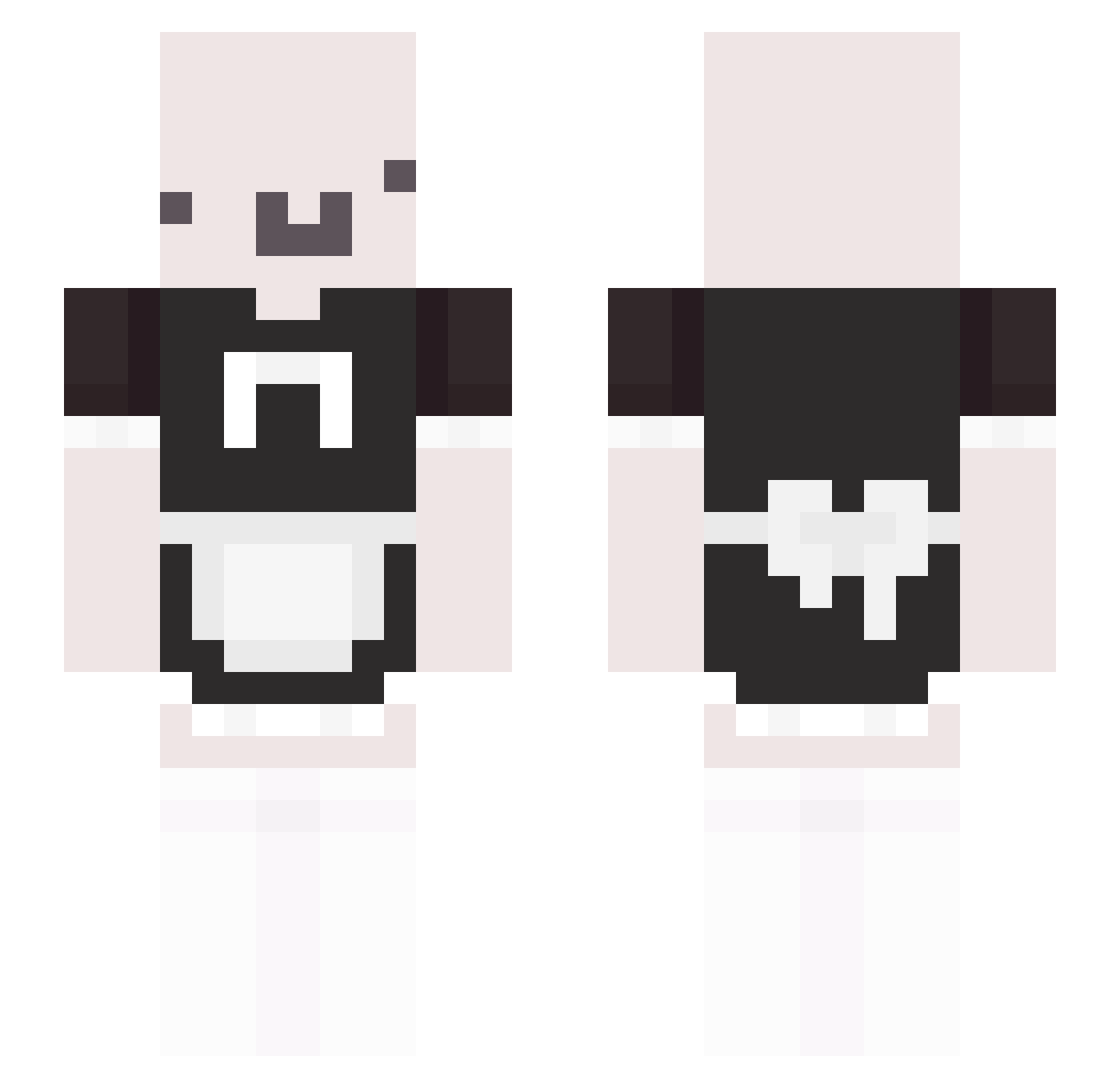 TurtleINSky Minecraft skin, front and back view