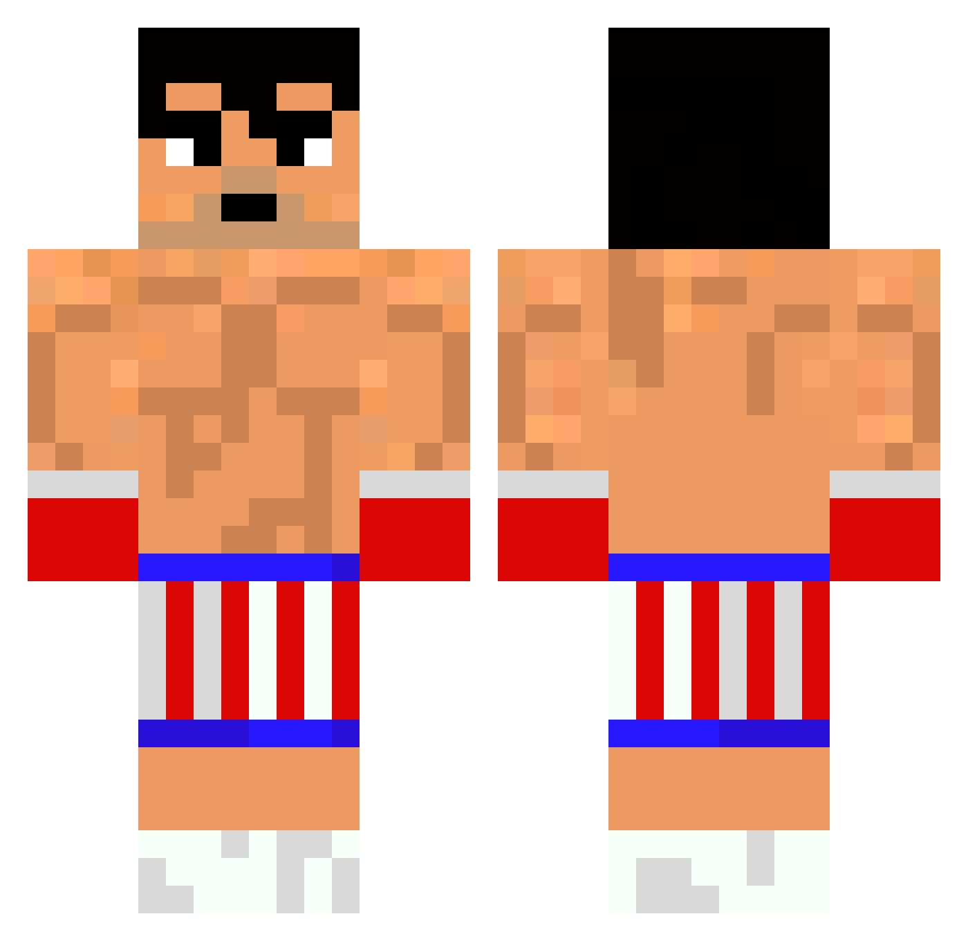 sijonara17 Minecraft skin, front and back view