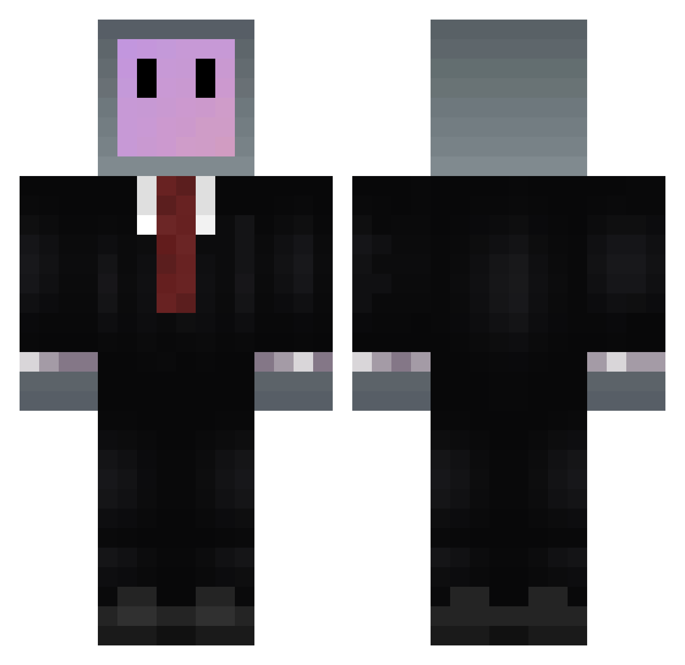 liginda Minecraft skin, front and back view