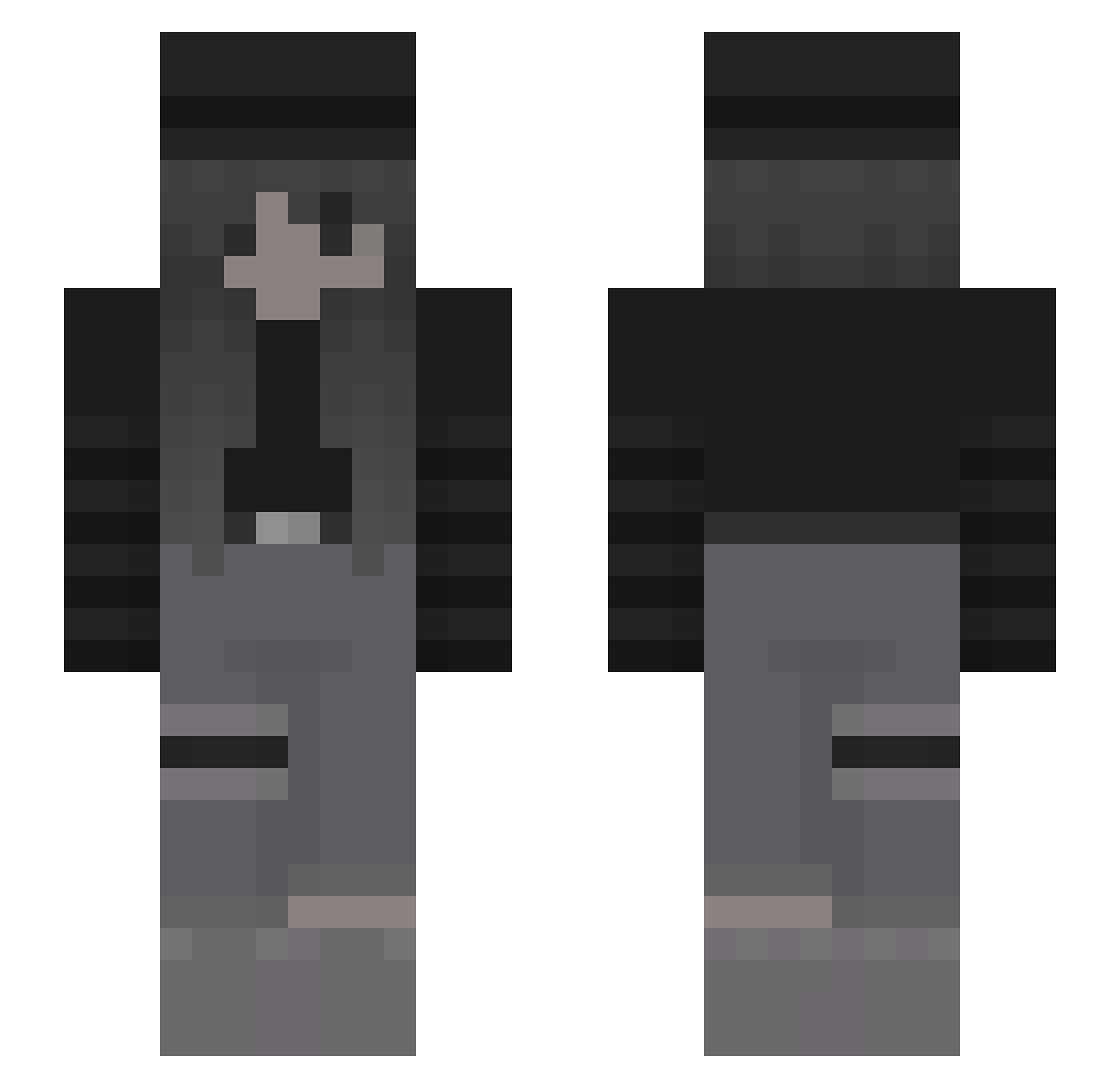 Stitch_0906 Minecraft skin, front and back view