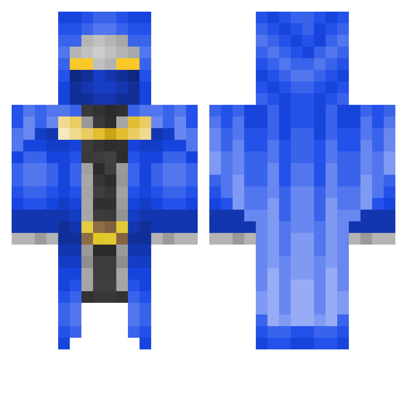 PanosT_ Minecraft skin, front and back view