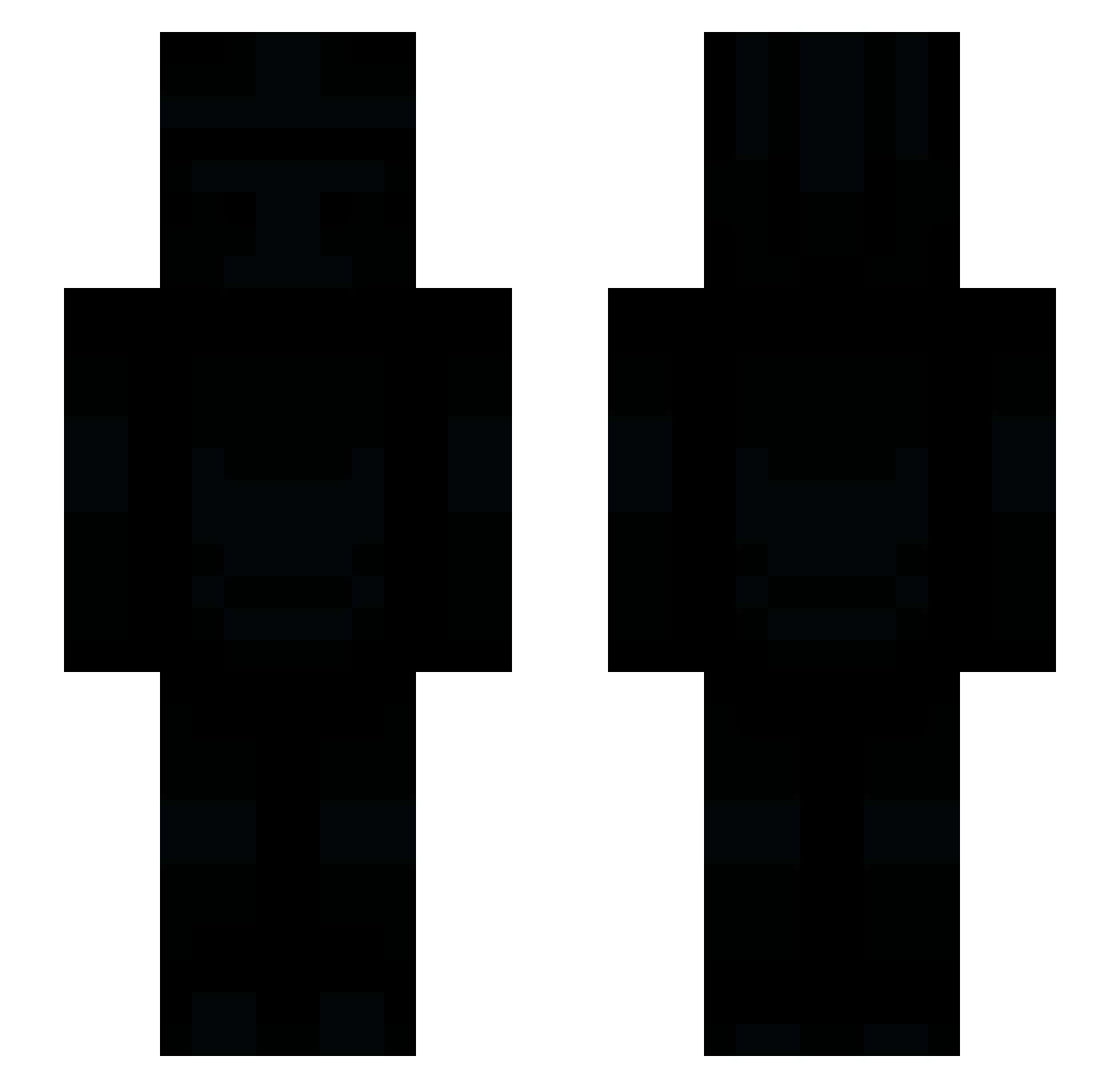 Vakils Minecraft skin, front and back view