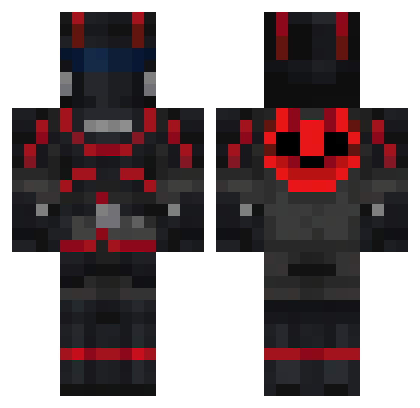 Cactus_1815 Minecraft skin, front and back view