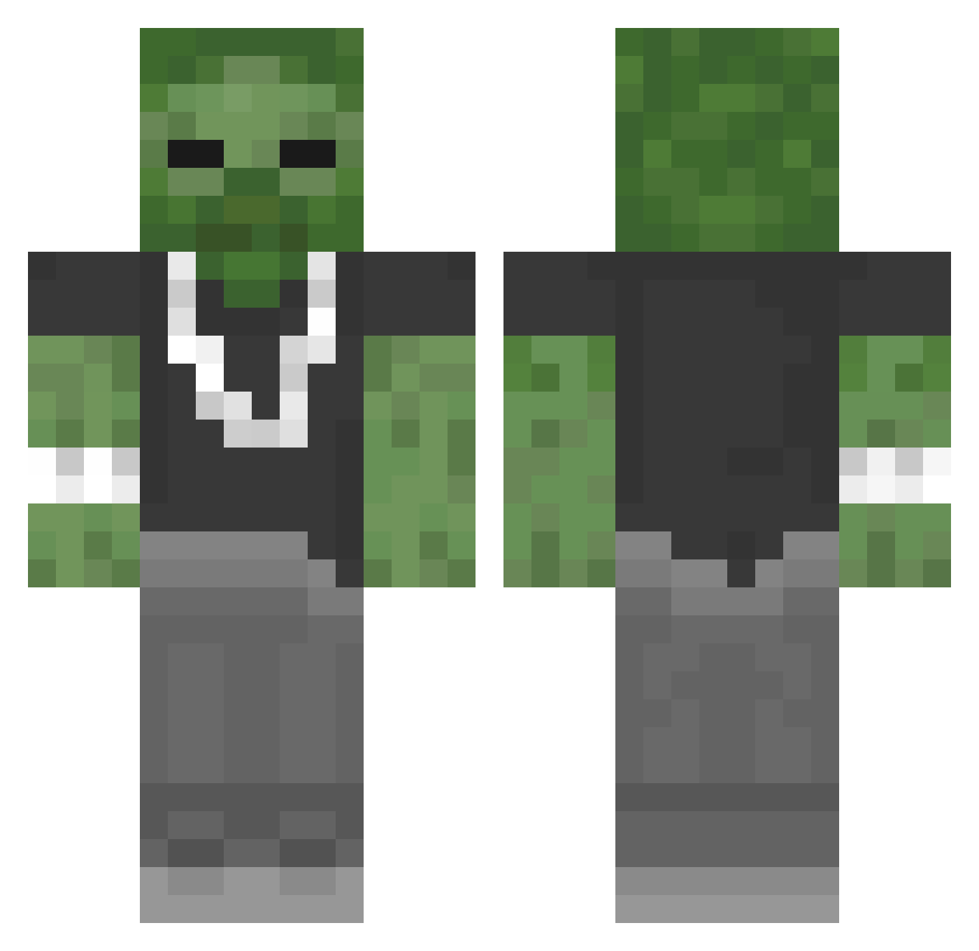 swagmoneygetpaid Minecraft skin, front and back view