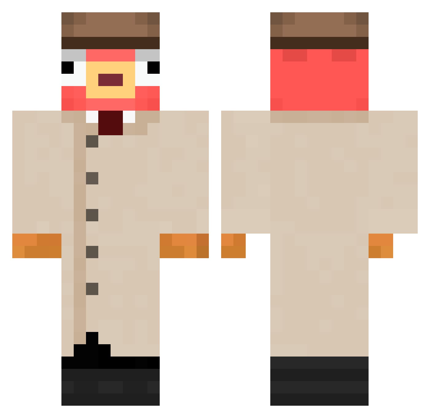 Lumineer - flamingo Minecraft skin