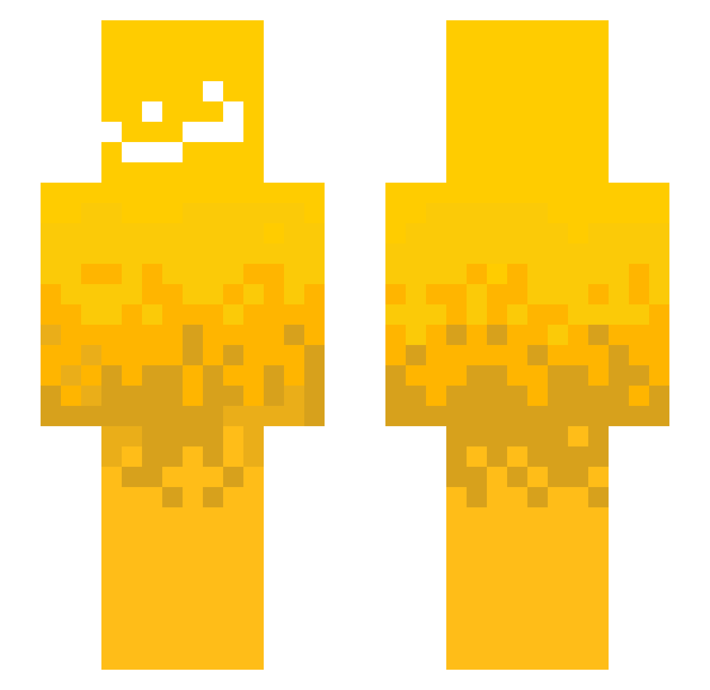 unv0mito Minecraft skin, front and back view