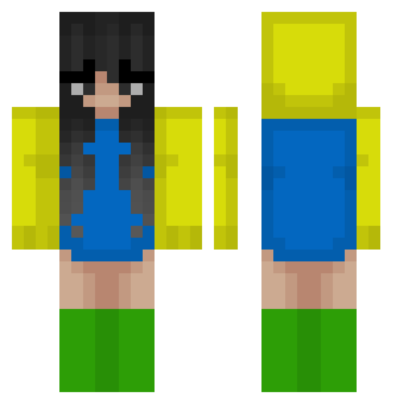 c4ndesiita Minecraft skin, front and back view