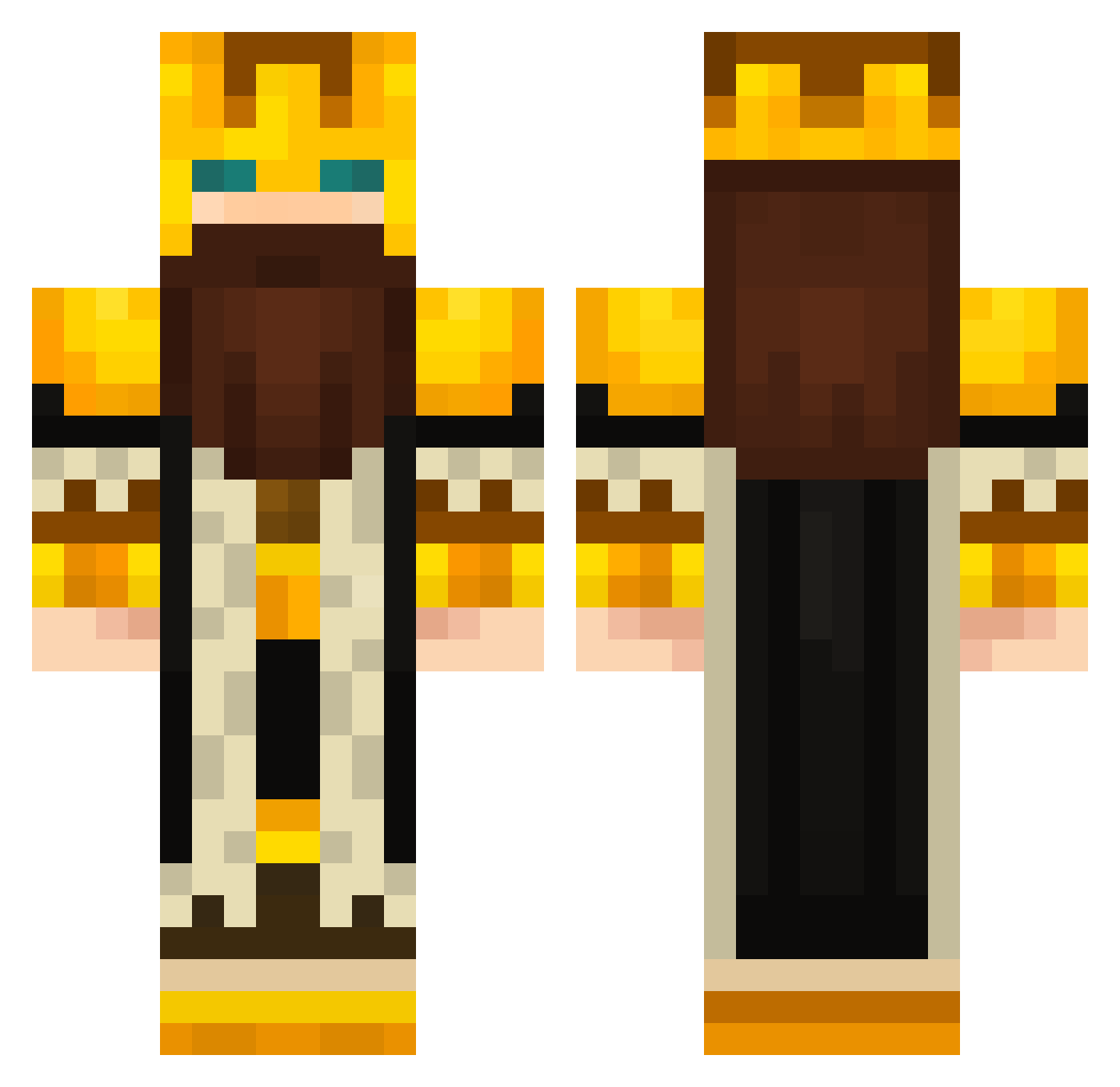Tom_D5 Minecraft skin, front and back view