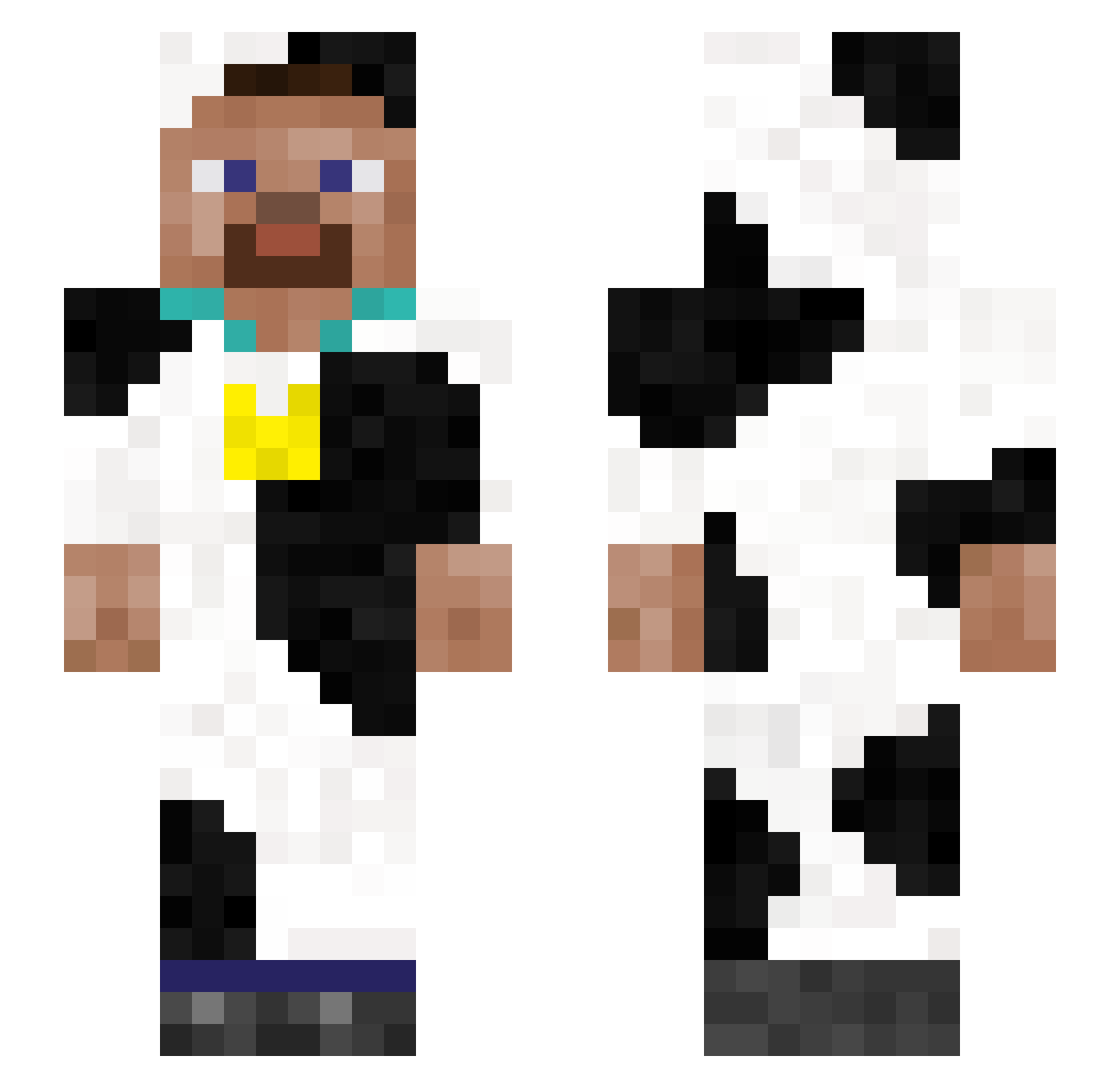 ttommo_ Minecraft skin, front and back view