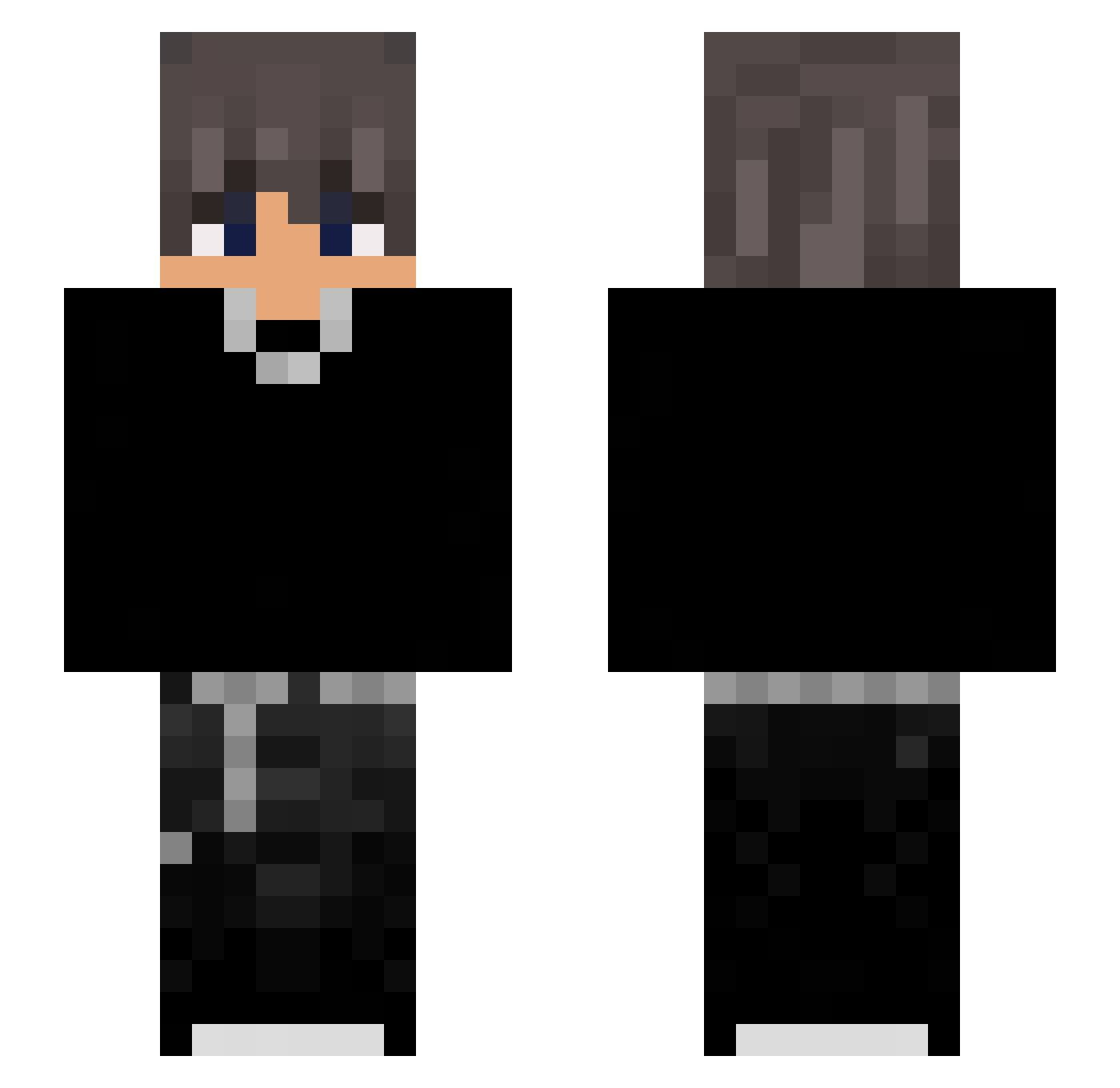 Marcelo3204 Minecraft skin, front and back view