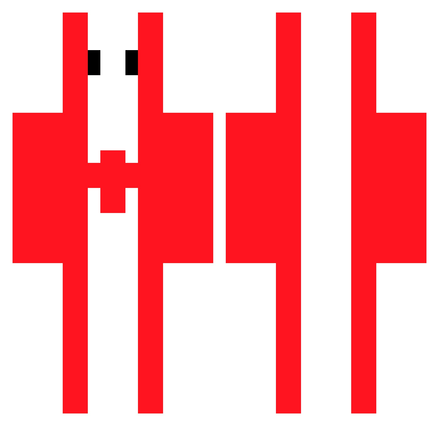 XenoKrot Minecraft skin, front and back view