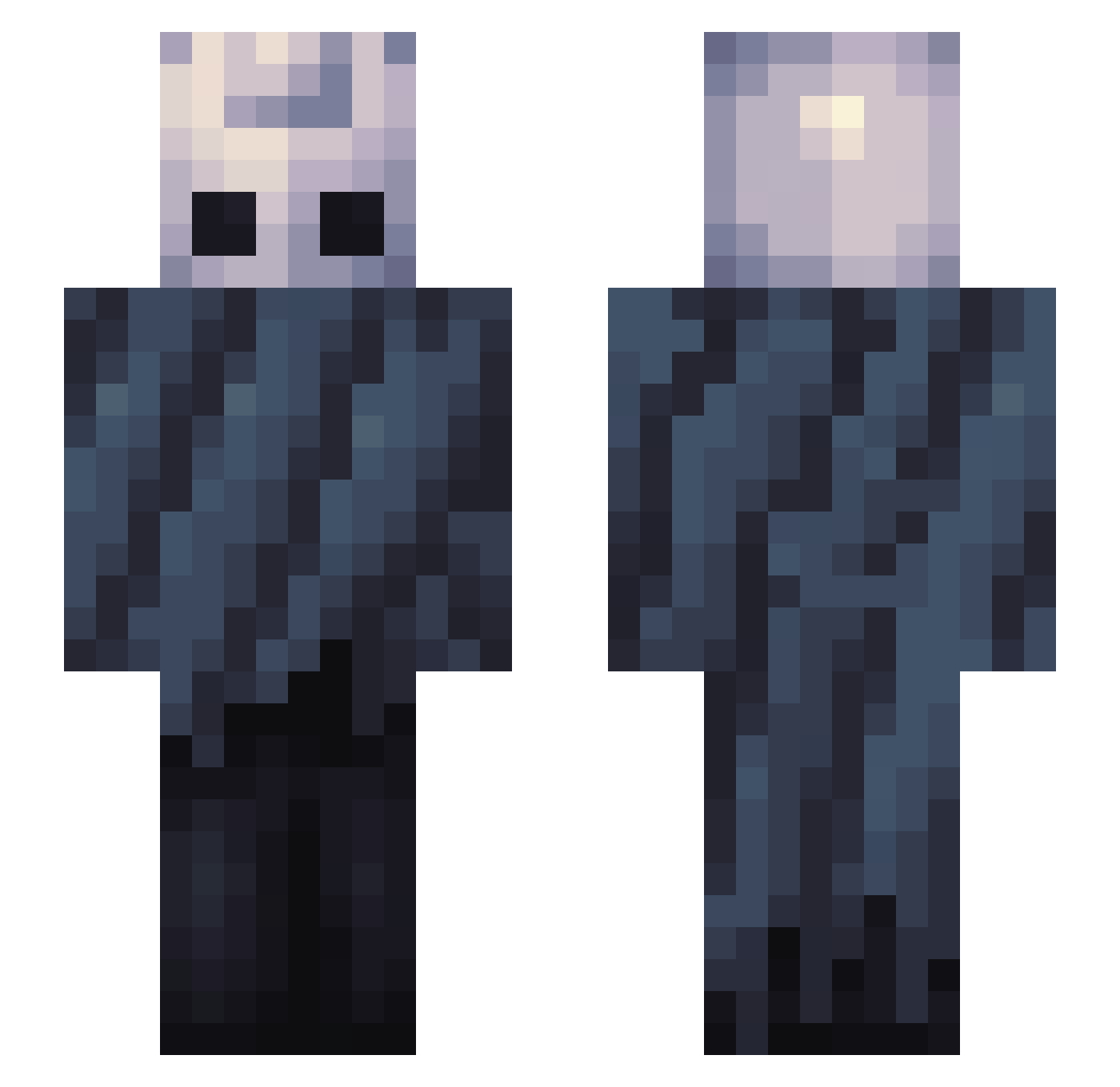 leoz213 Minecraft skin, front and back view