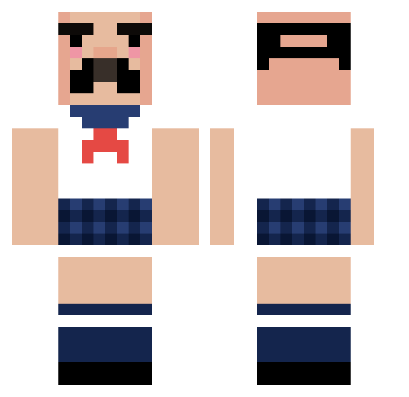 Scavuzzi_ Minecraft skin, front and back view