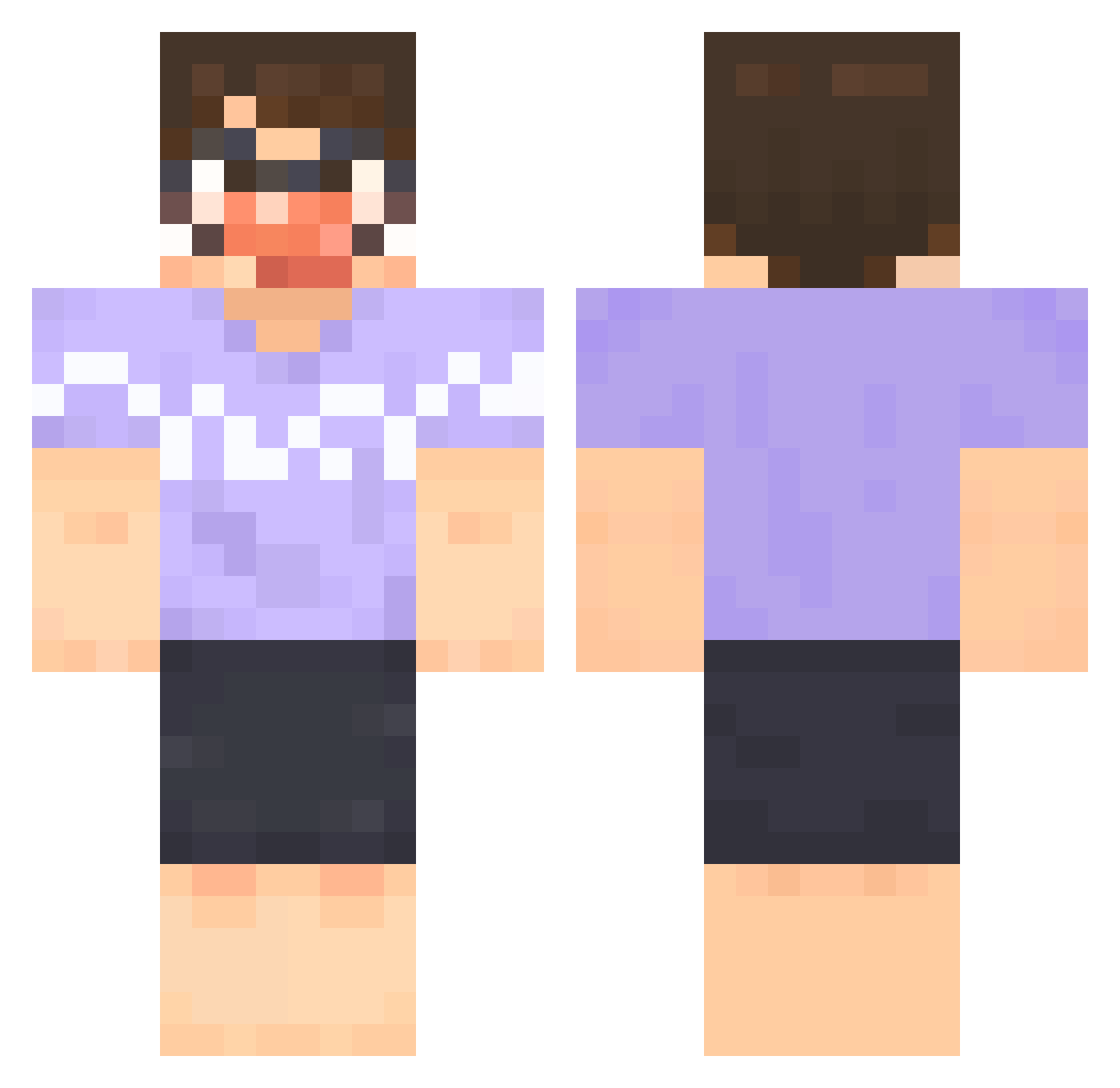 seongzzanggu Minecraft skin, front and back view