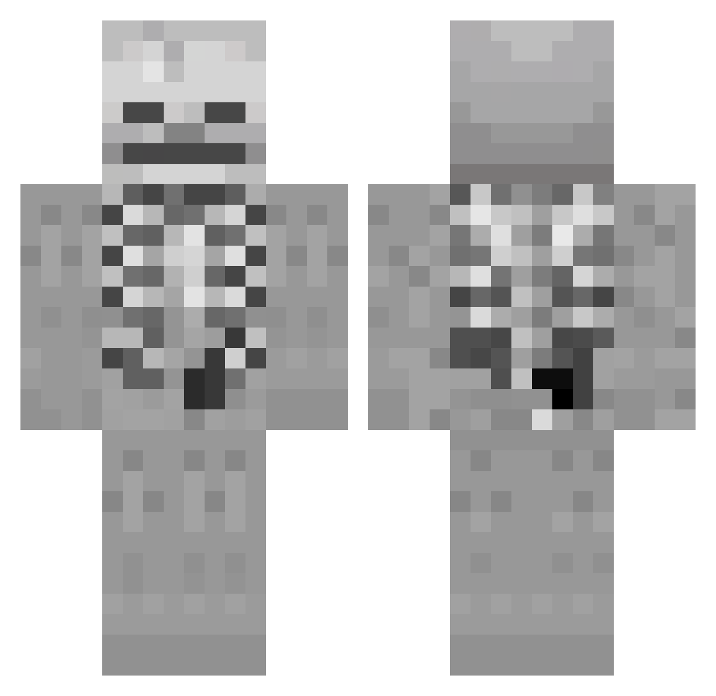 sswigss Minecraft skin, front and back view