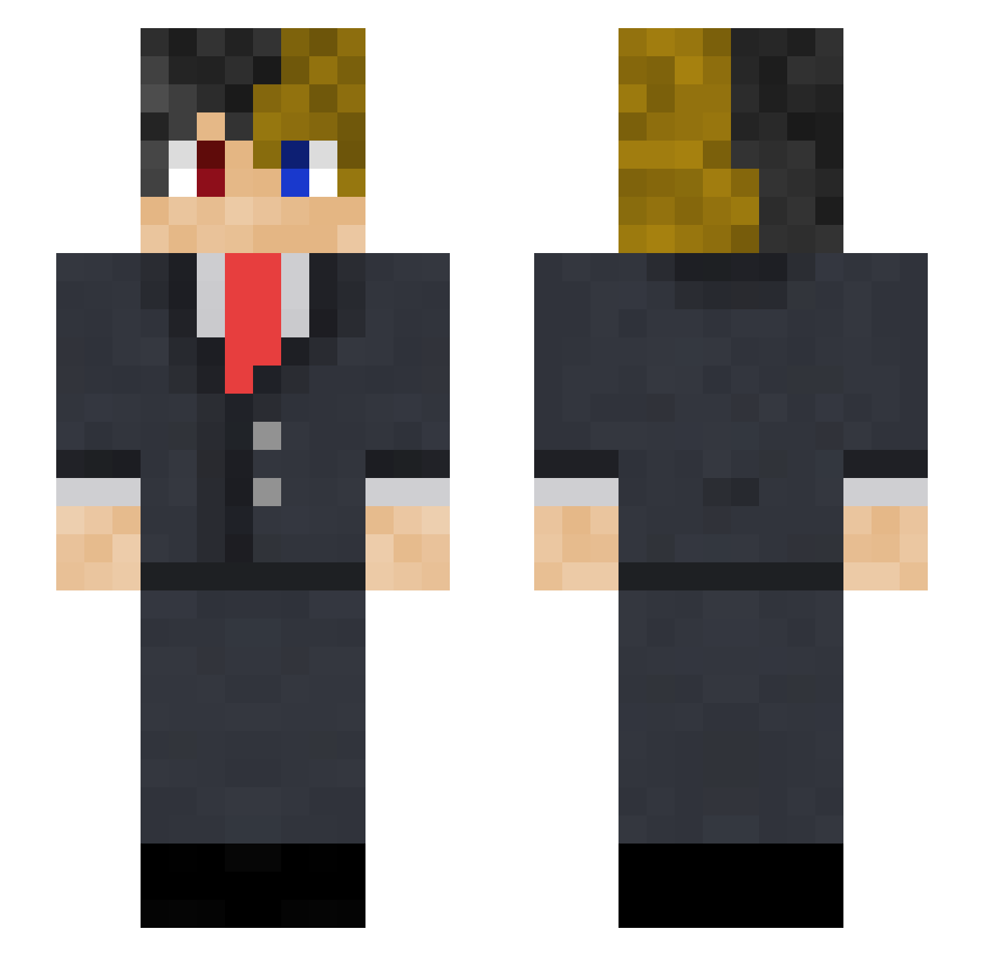 roc_co Minecraft skin, front and back view