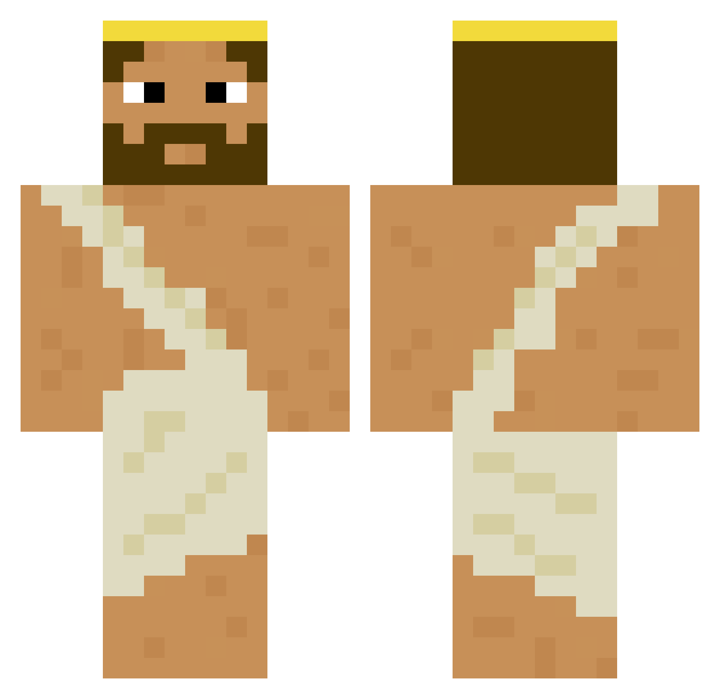 _Tysonn Minecraft skin, front and back view