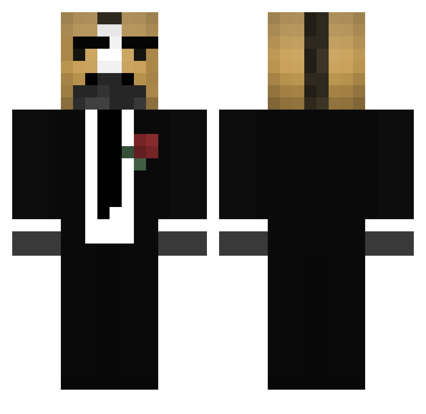 smackthatdonki Minecraft skin, front and back view