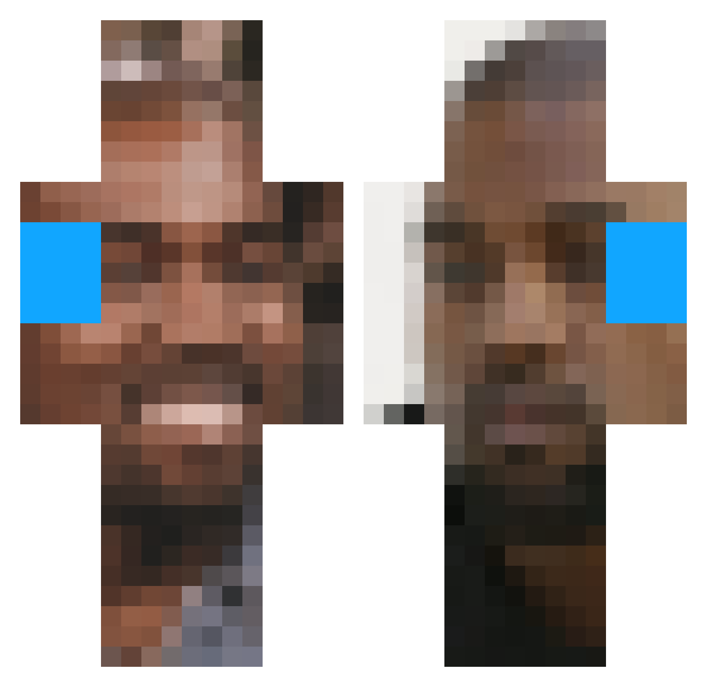 00guy00 Minecraft skin, front and back view
