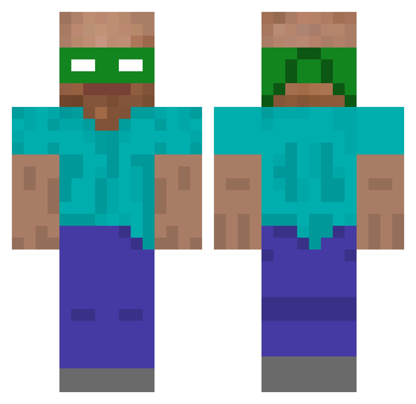 SkyNew_ - green lantern Minecraft skin