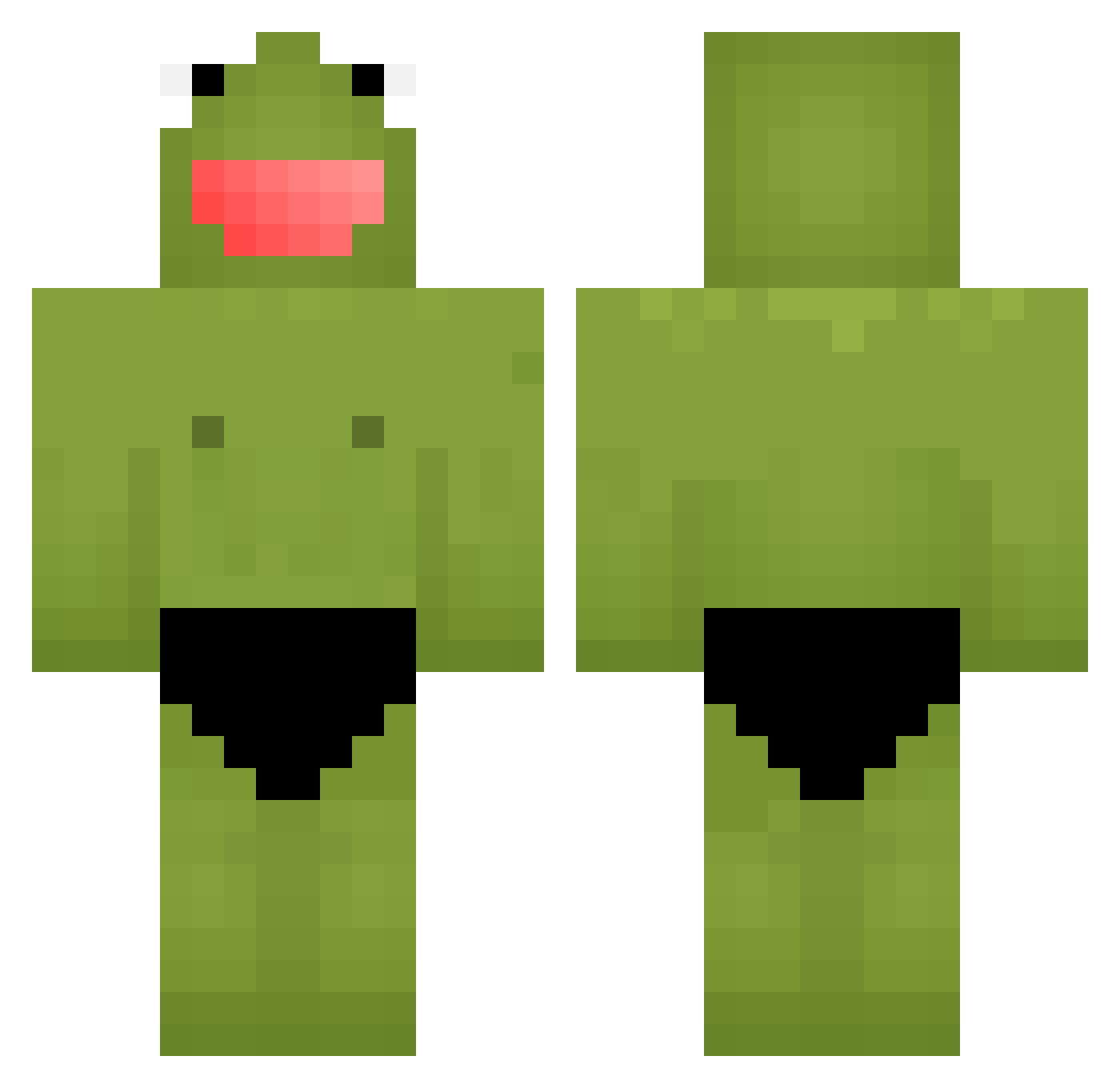 Nunotomaz Minecraft skin, front and back view