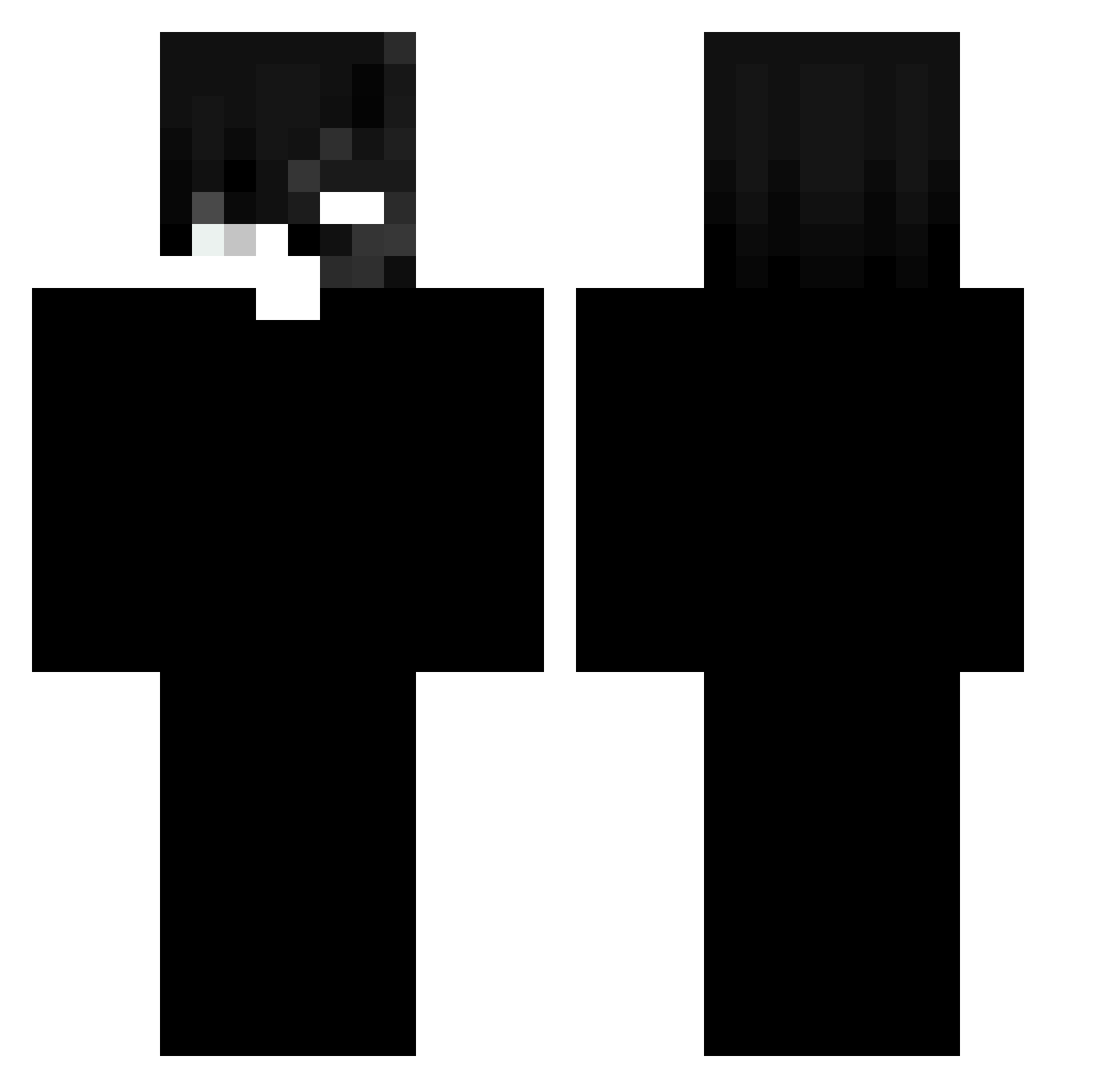 Mario_GO Minecraft skin, front and back view