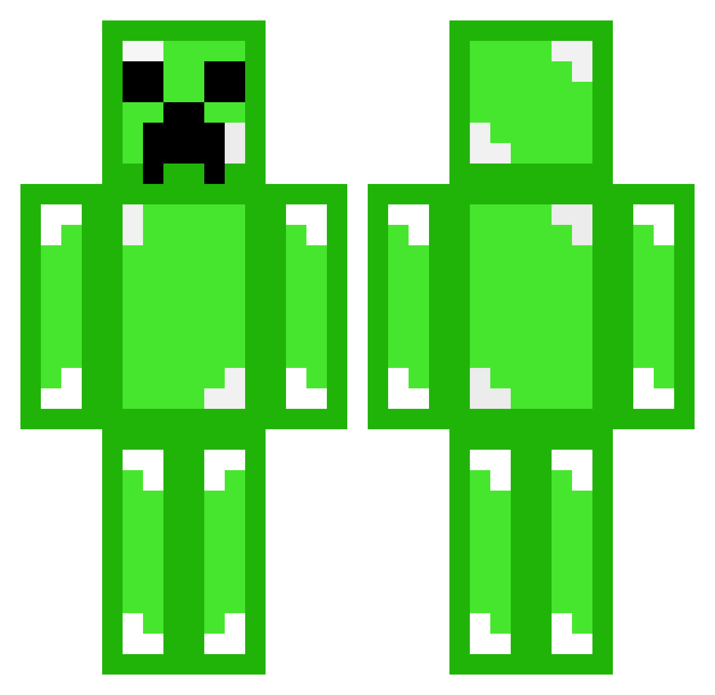 saif_isa Minecraft skin, front and back view