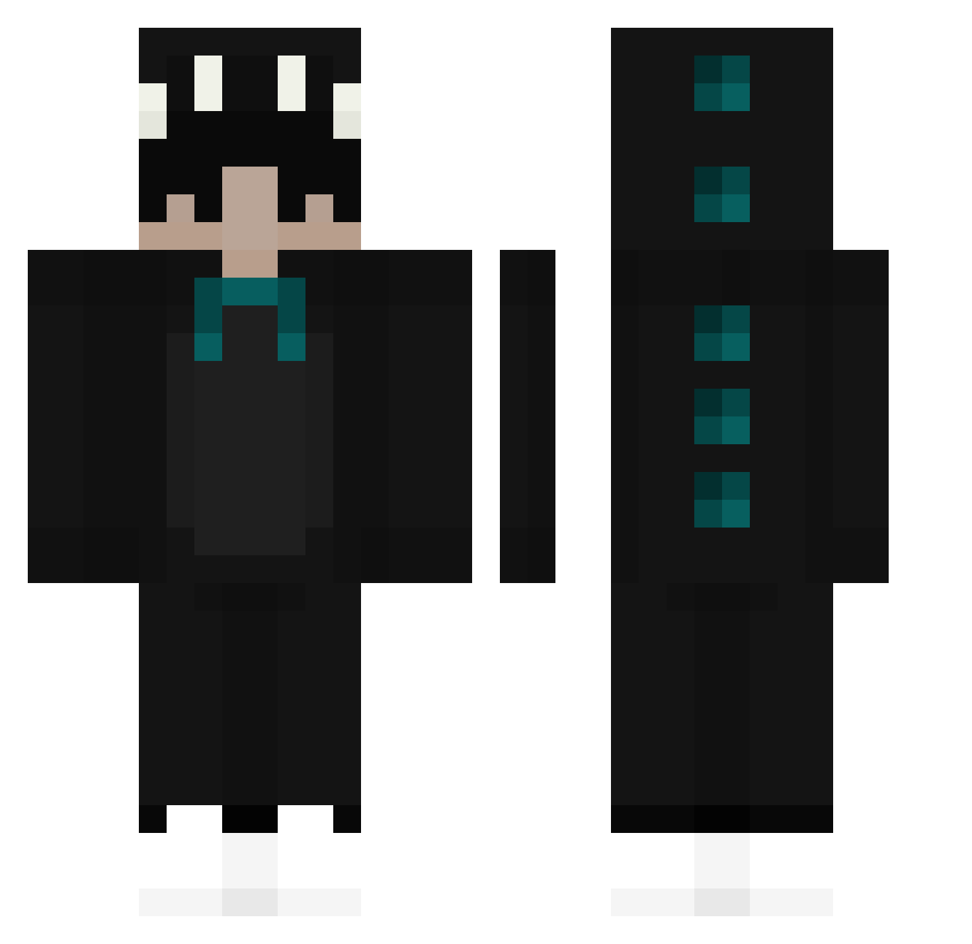 qqqqqqqqqw Minecraft skin, front and back view
