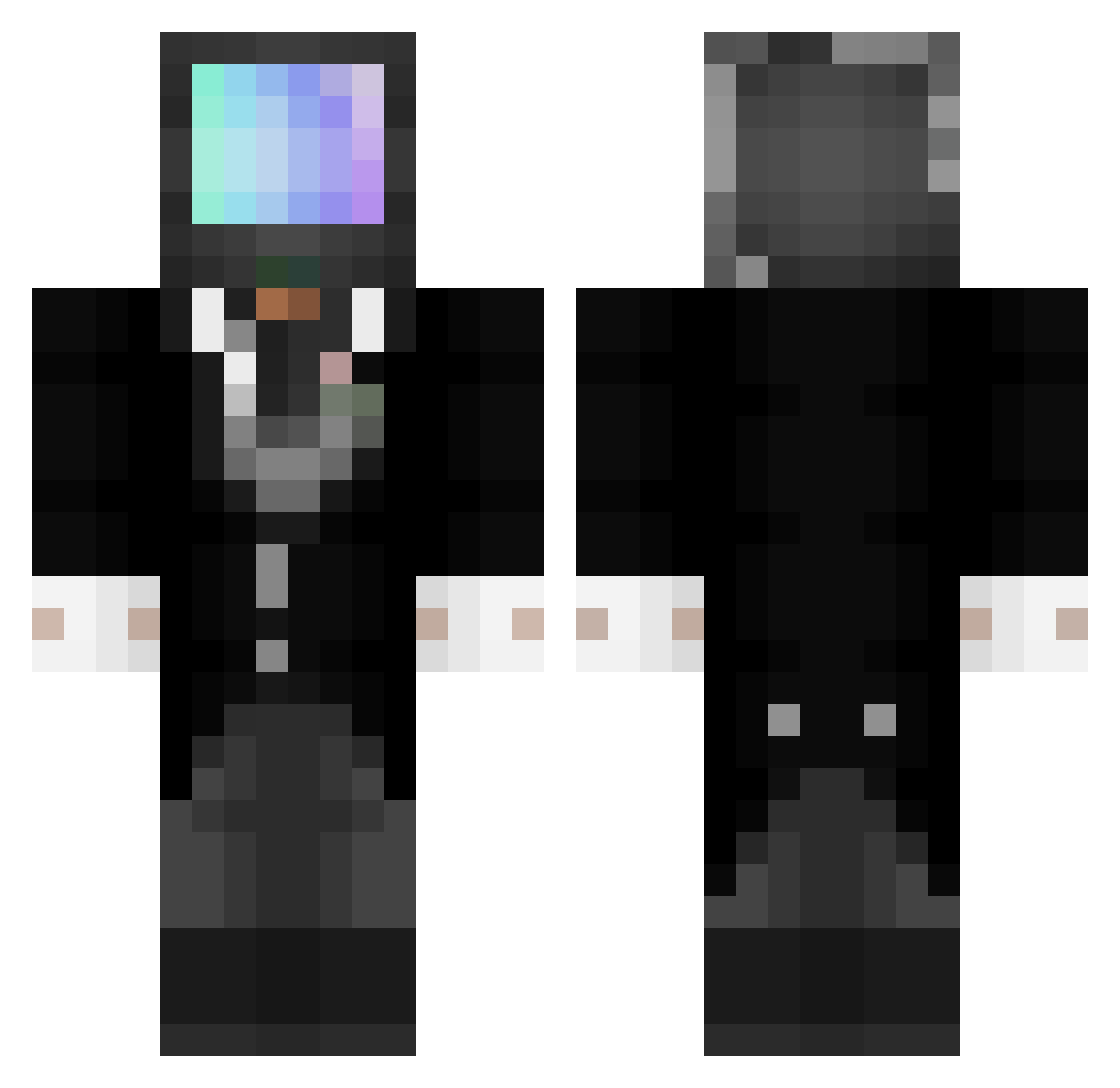 WishedOx5106995 Minecraft skin, front and back view
