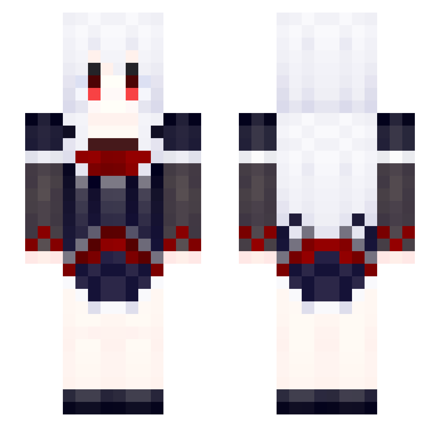 yinling0617 Minecraft skin, front and back view
