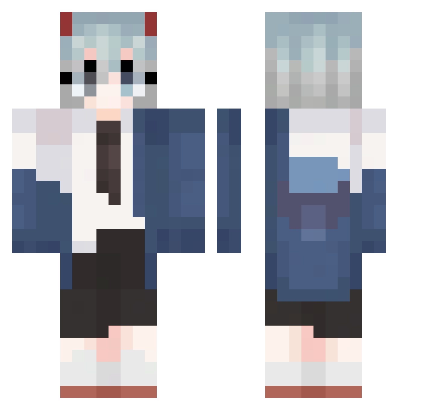 JADE_TH Minecraft skin, front and back view