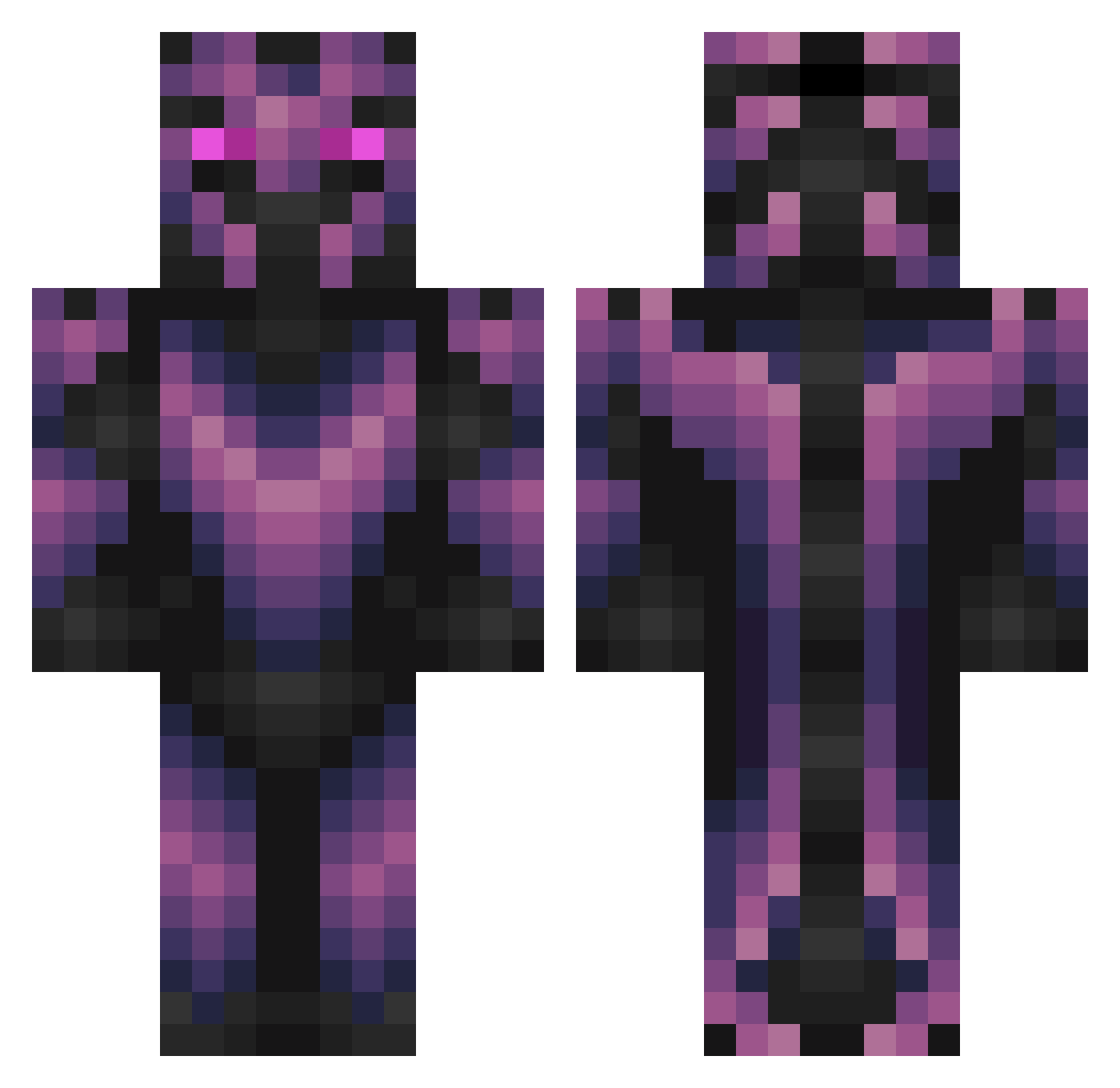 ferret_can_sw1ng Minecraft skin, front and back view