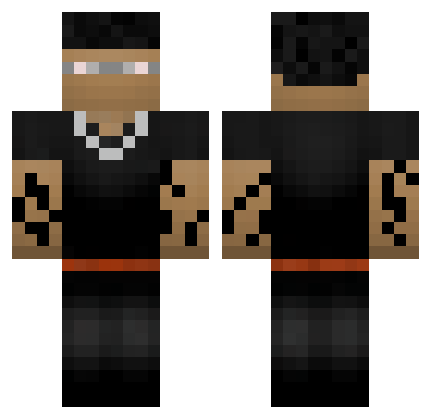 gabielllee Minecraft skin, front and back view