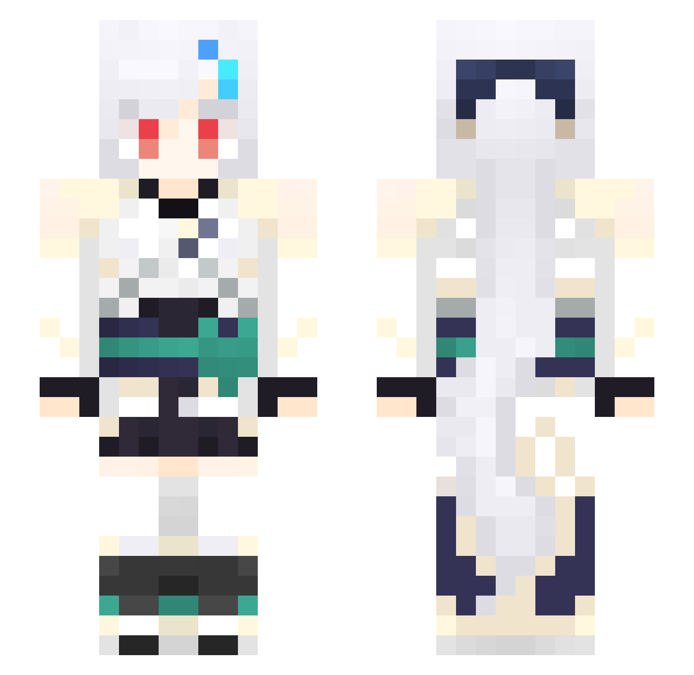oldnya1219 Minecraft skin, front and back view