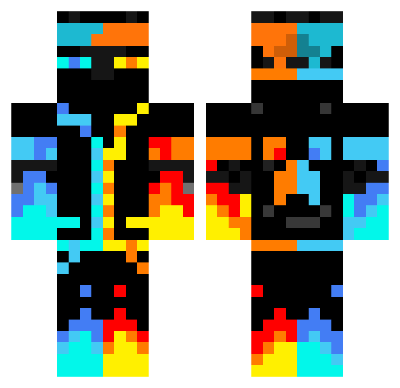 N0t_4nt0 Minecraft skin, front and back view