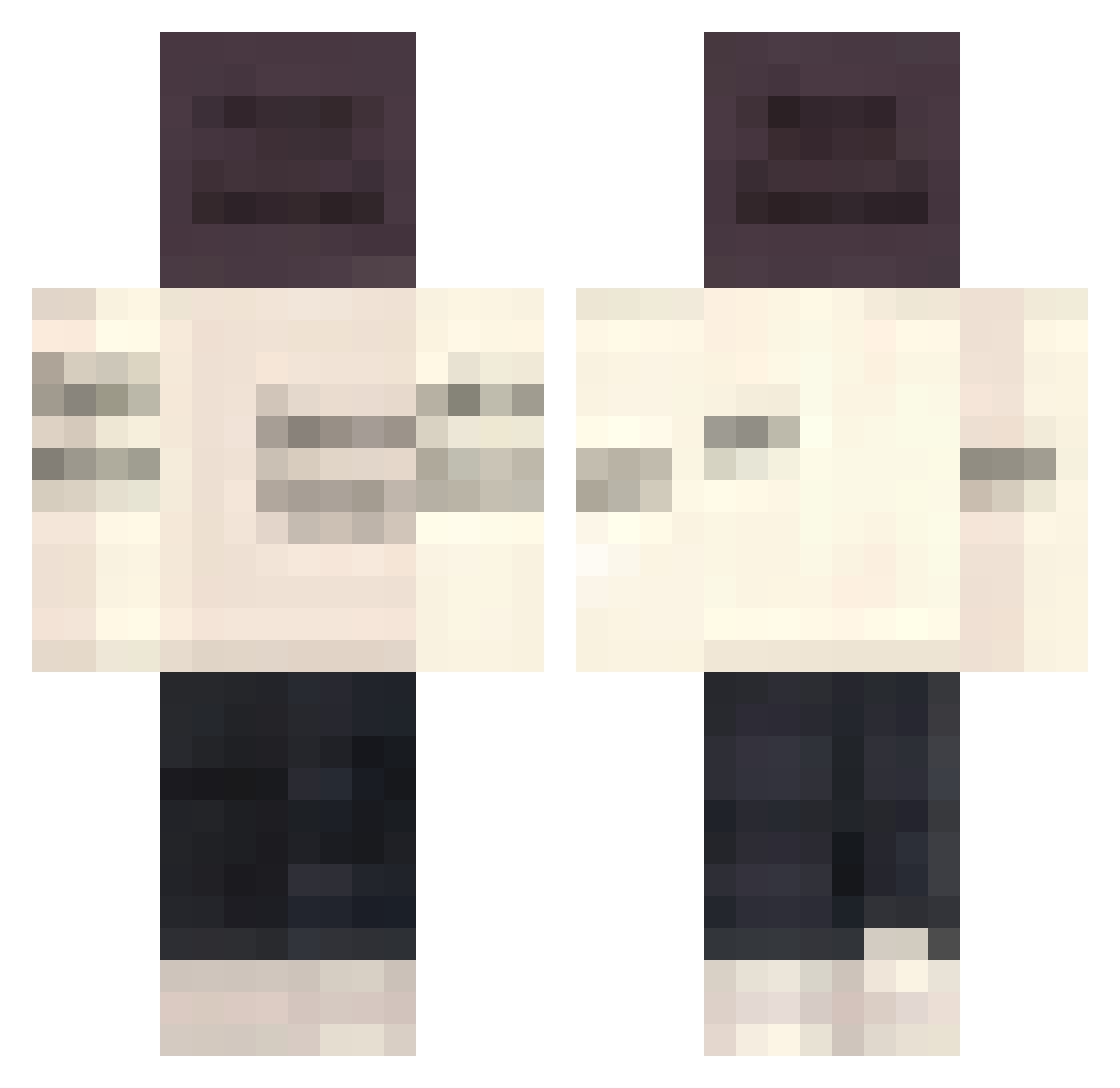 Turli_turt Minecraft skin, front and back view