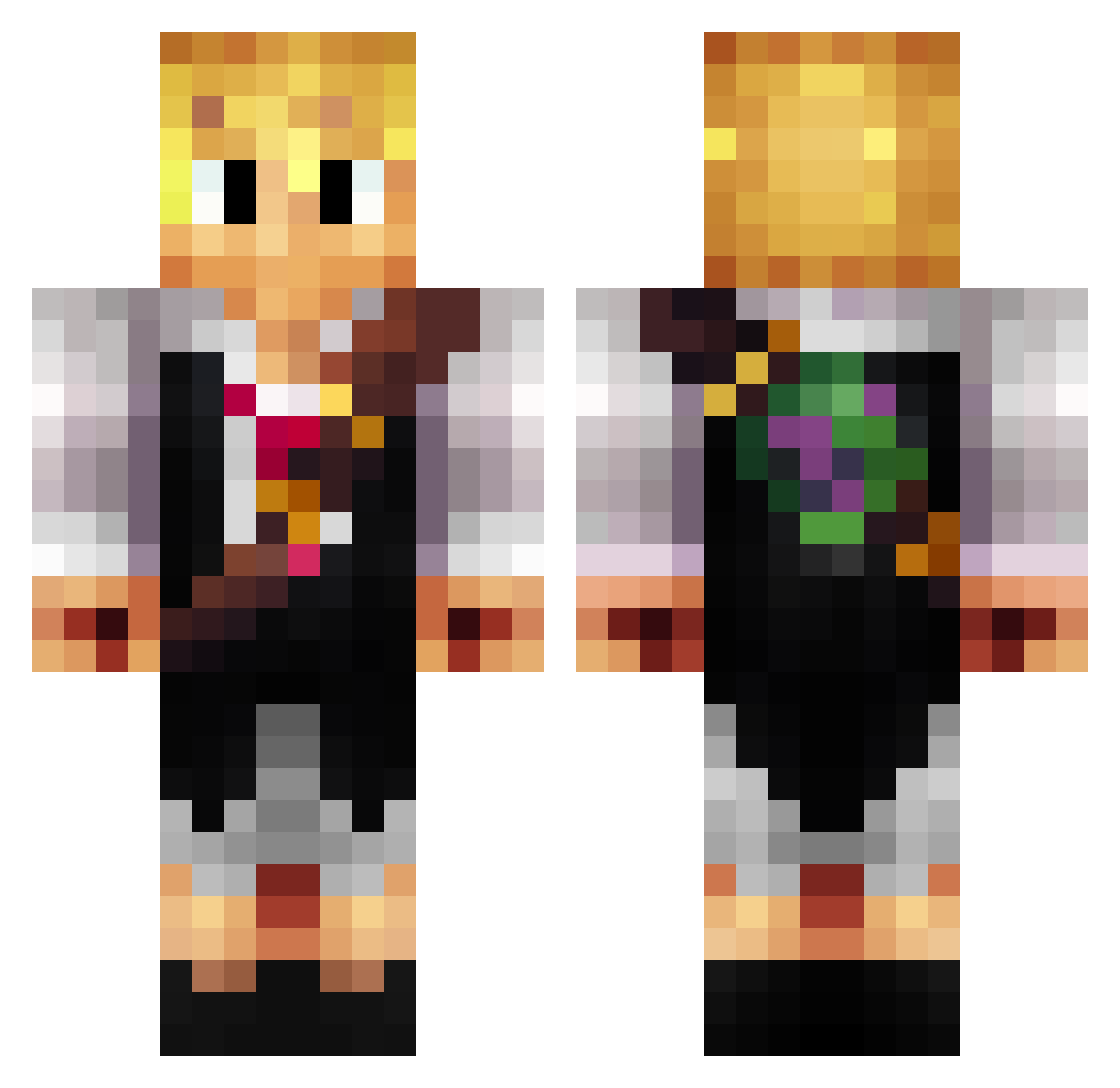stoje_na_peronie Minecraft skin, front and back view