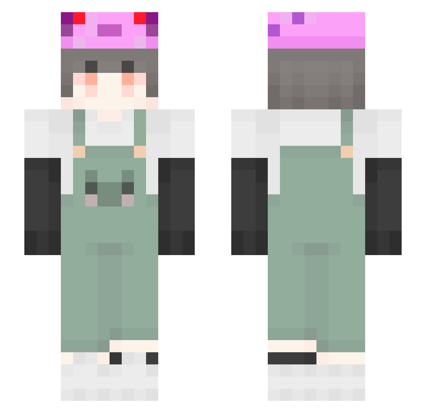 buyeerQWQ_114514 Minecraft skin, front and back view
